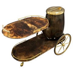 Very Rare Aldo Tura Champagne Barcart