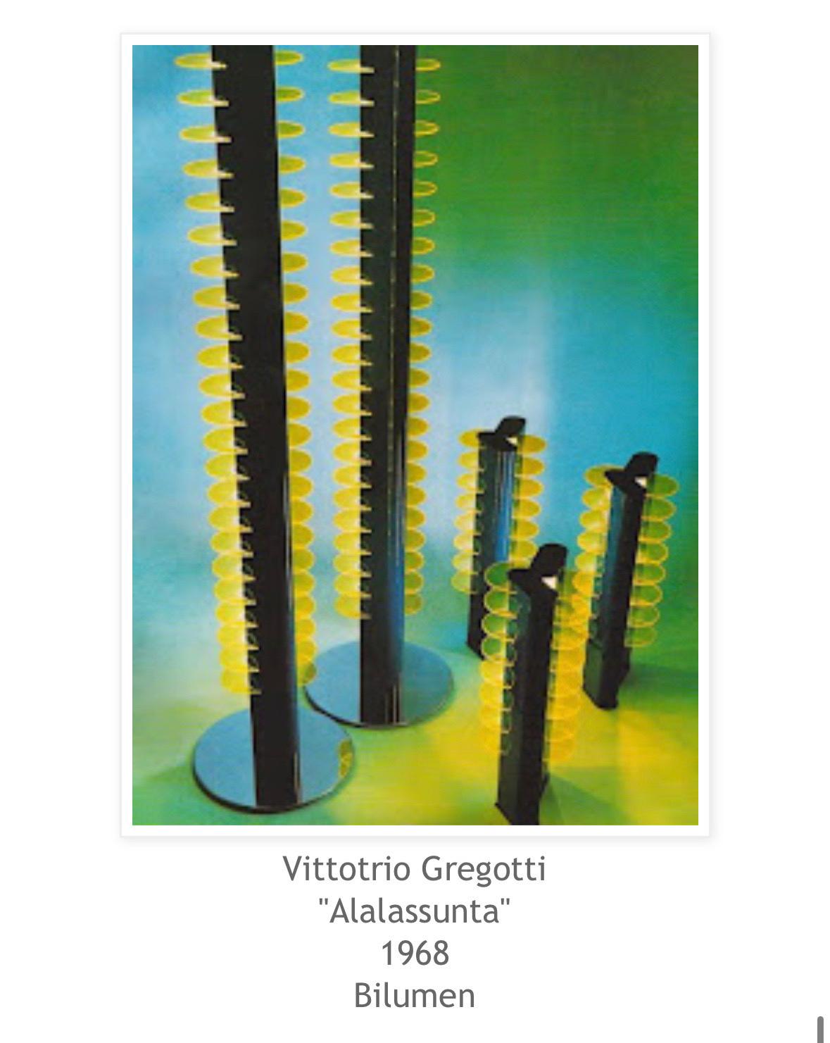 Très rare lampadaire Alalasssunta de Vittorio Gregotti pour Bilumen, 1968 13