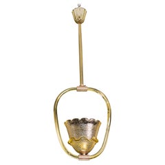 Very Rare Amber Art Deco Barovier e Toso Chandelier, 1940