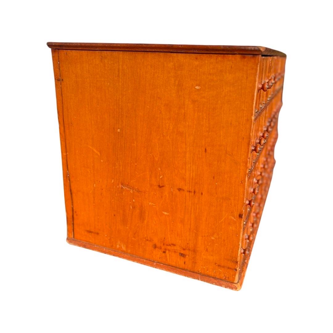 Primitive Very Rare a.n. Russell & Sons 48 Drawer Practical Glove Holder Store Display For Sale