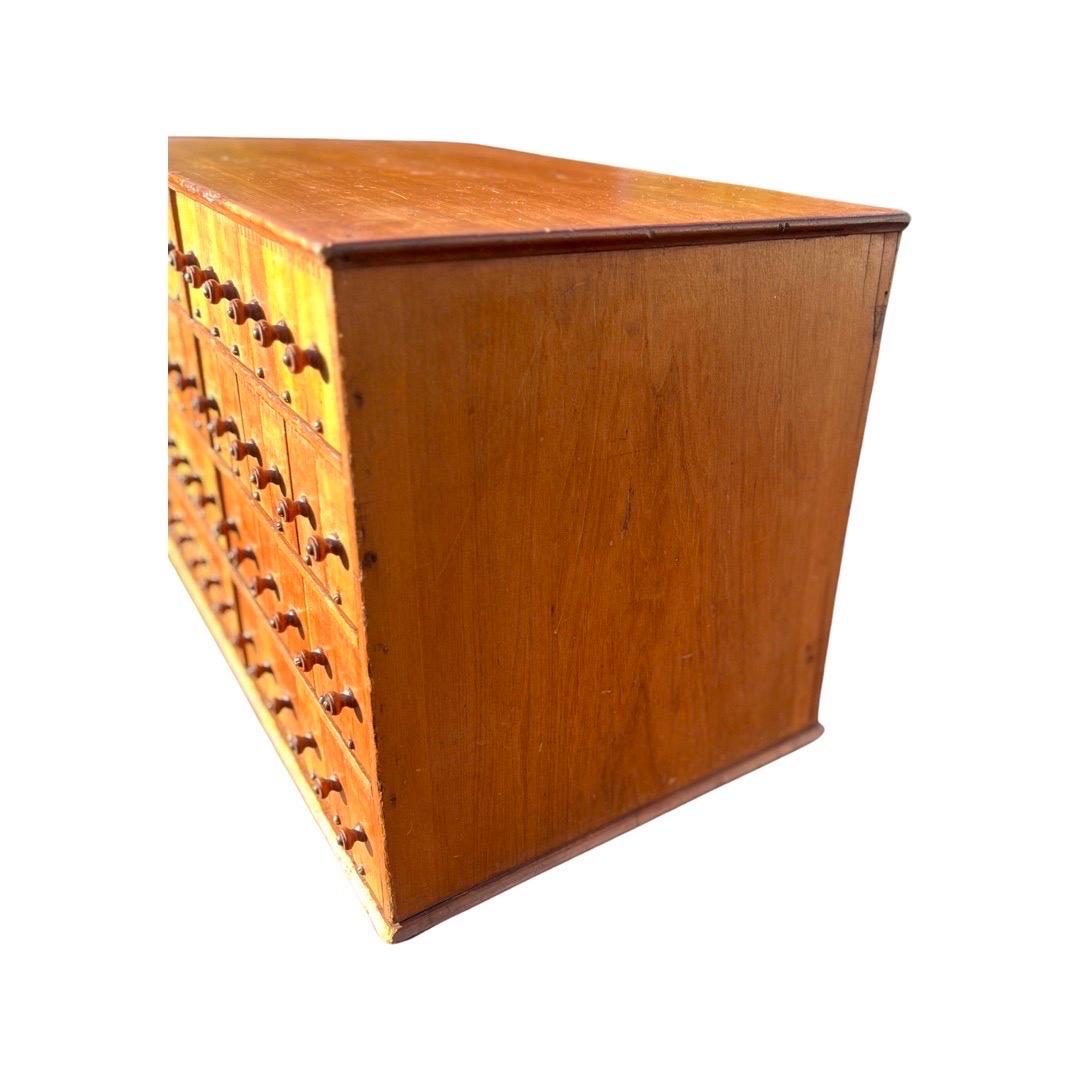20th Century Very Rare a.n. Russell & Sons 48 Drawer Practical Glove Holder Store Display For Sale