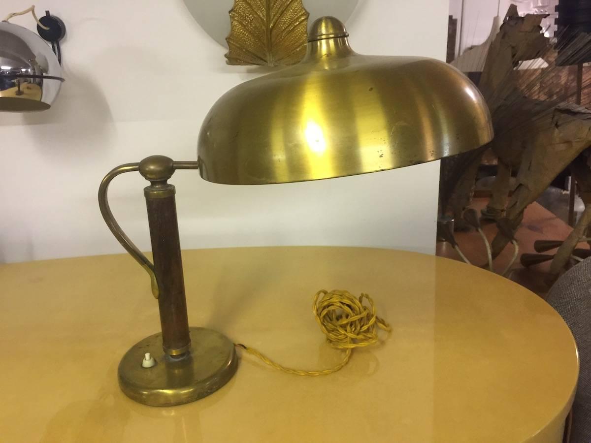 Mid-20th Century Very Rare and Exclusive Alfed Müller Table Lamp For Sale