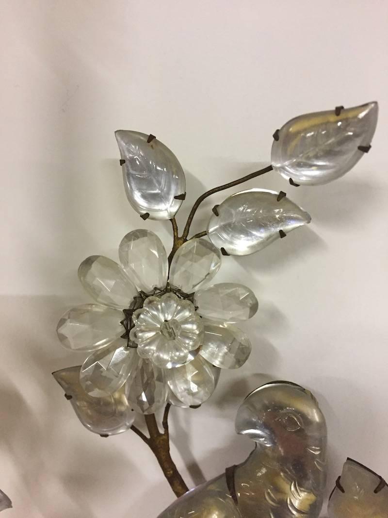 Very Rare and Exclusive Pair of Maison Bagues Crystal Scones 6