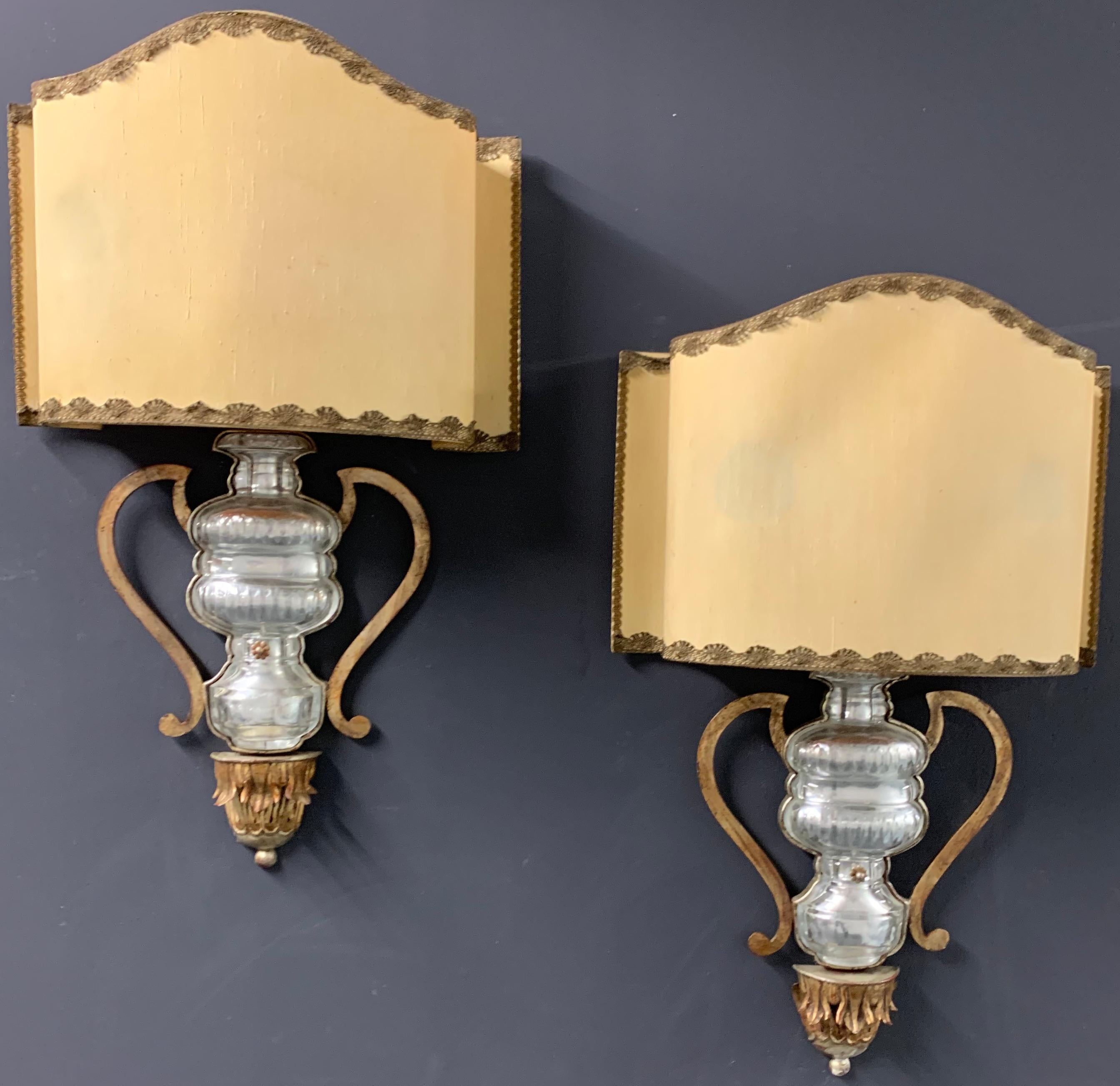 Very Rare and Impressive Pair of Wall Scones by Maison Baguès For Sale 6