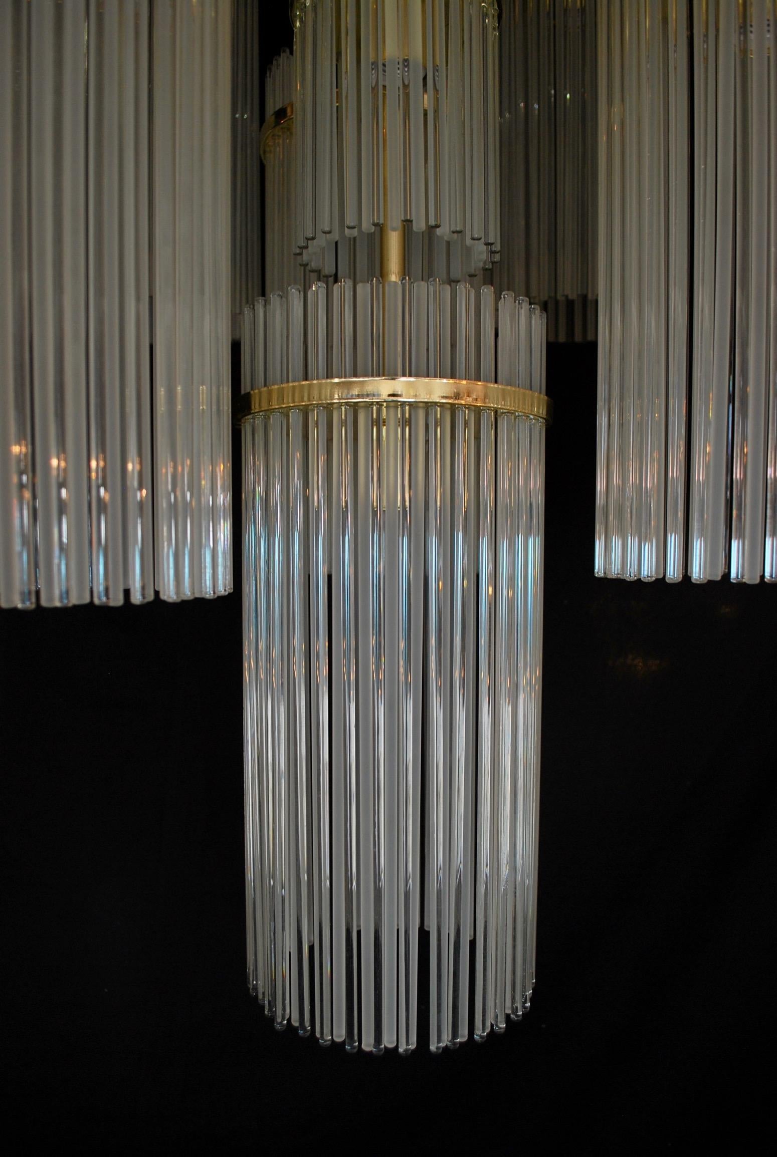 Very Rare and Incredible Beautiful Large Chandelier by Sciolari In Good Condition For Sale In Los Angeles, CA