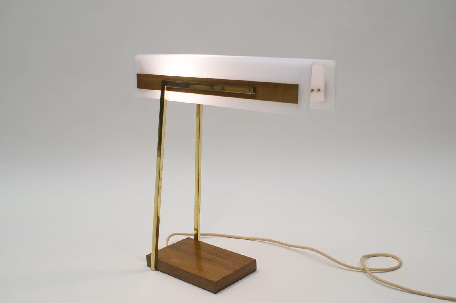 Metal Very Rare and Lovely Space Age Table Lamp, 1960s For Sale