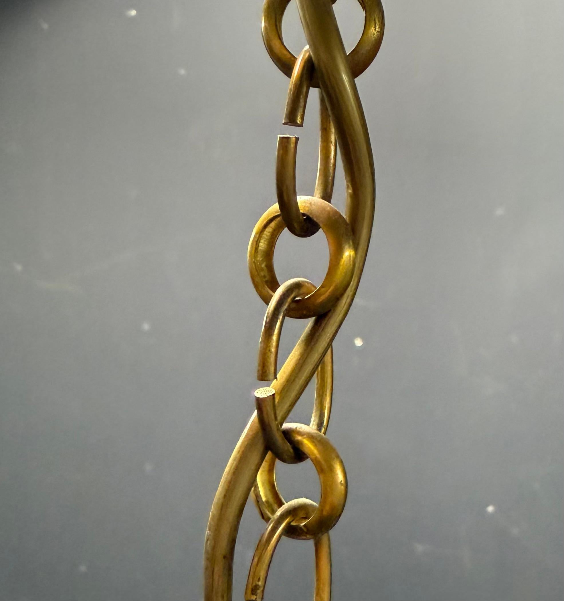 Very rare and signed pomegranate chandelier by Maison Charles In Good Condition For Sale In Munich, DE