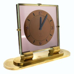 Sehr seltene Angelus Art Deco 8 Tage Uhr mit Schlagwerk