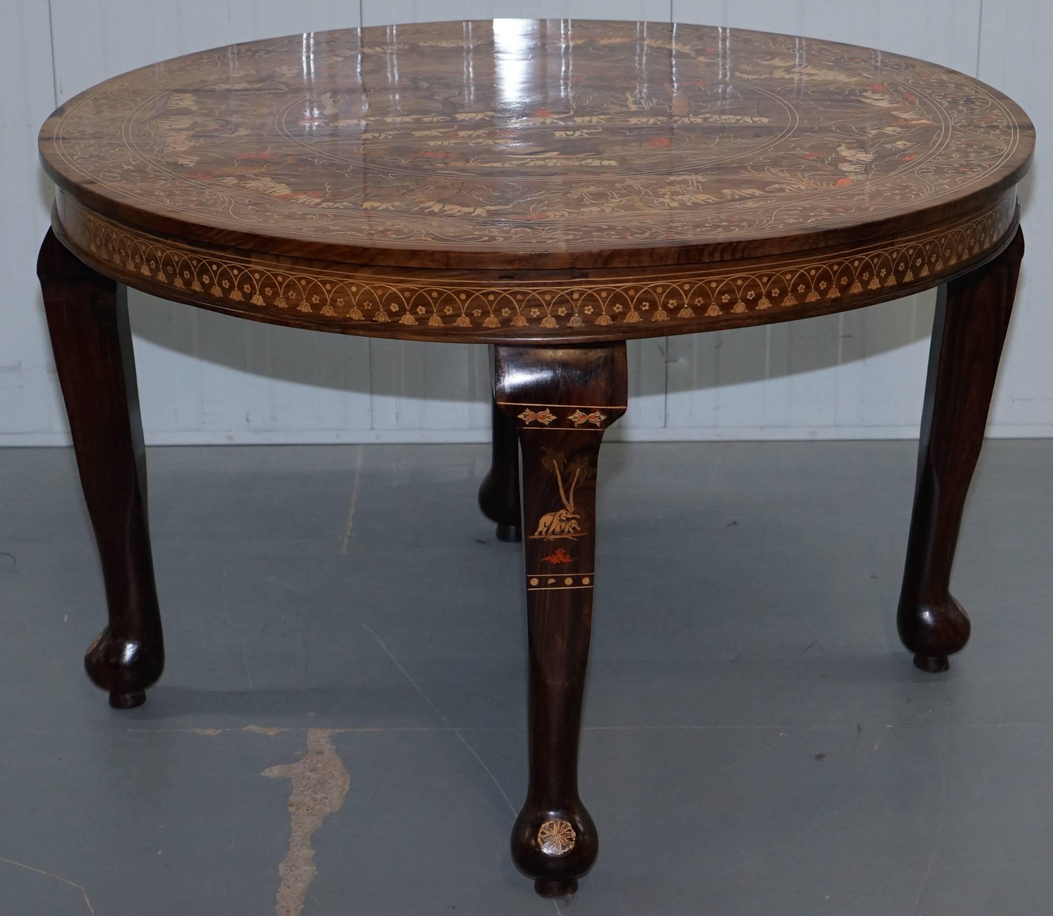 elephant dining room table