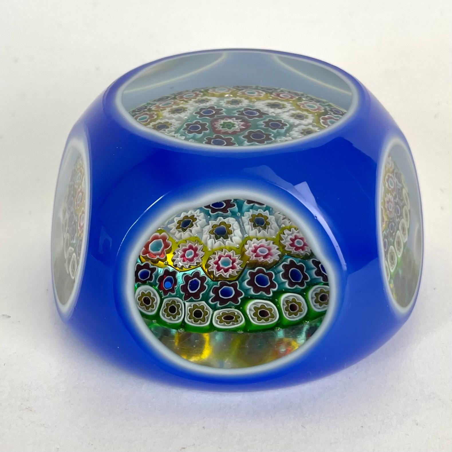 baccarat millefiori paperweight