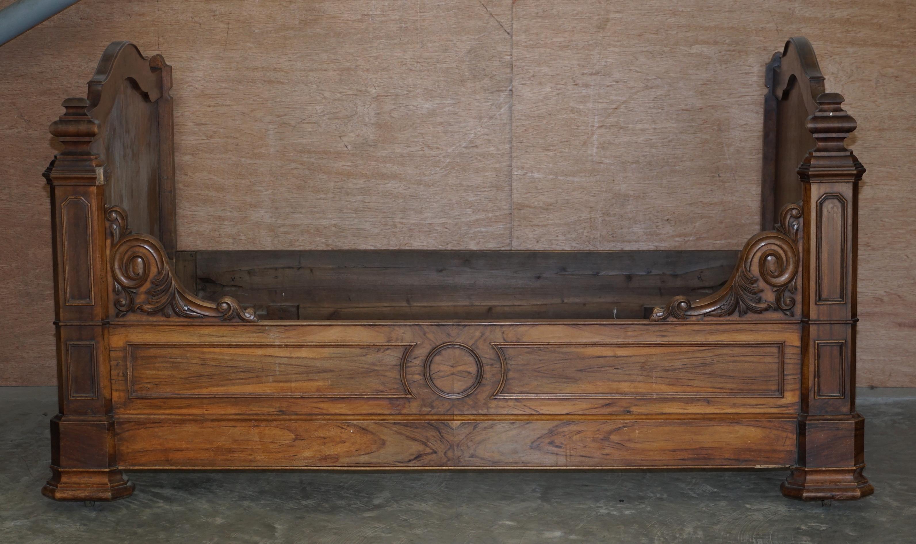 We are delighted to offer this extremely rare circa 1835 Louis Philippe French hardwood alcove daybed frame

This piece is 100% original, unrestored and exactly as it would have been made nearly 200 years ago. Its designed to sit against a wall