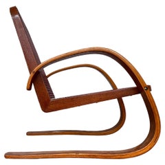 TRES RARE fauteuil de Miroslav Navrátil pour Zdeněk Plesník - années 1940
