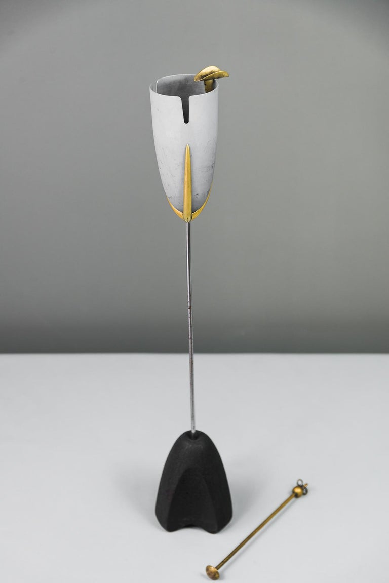 Very Rare Ashtray Stand with Emberkiller by Hagenauer 1951 Model Number