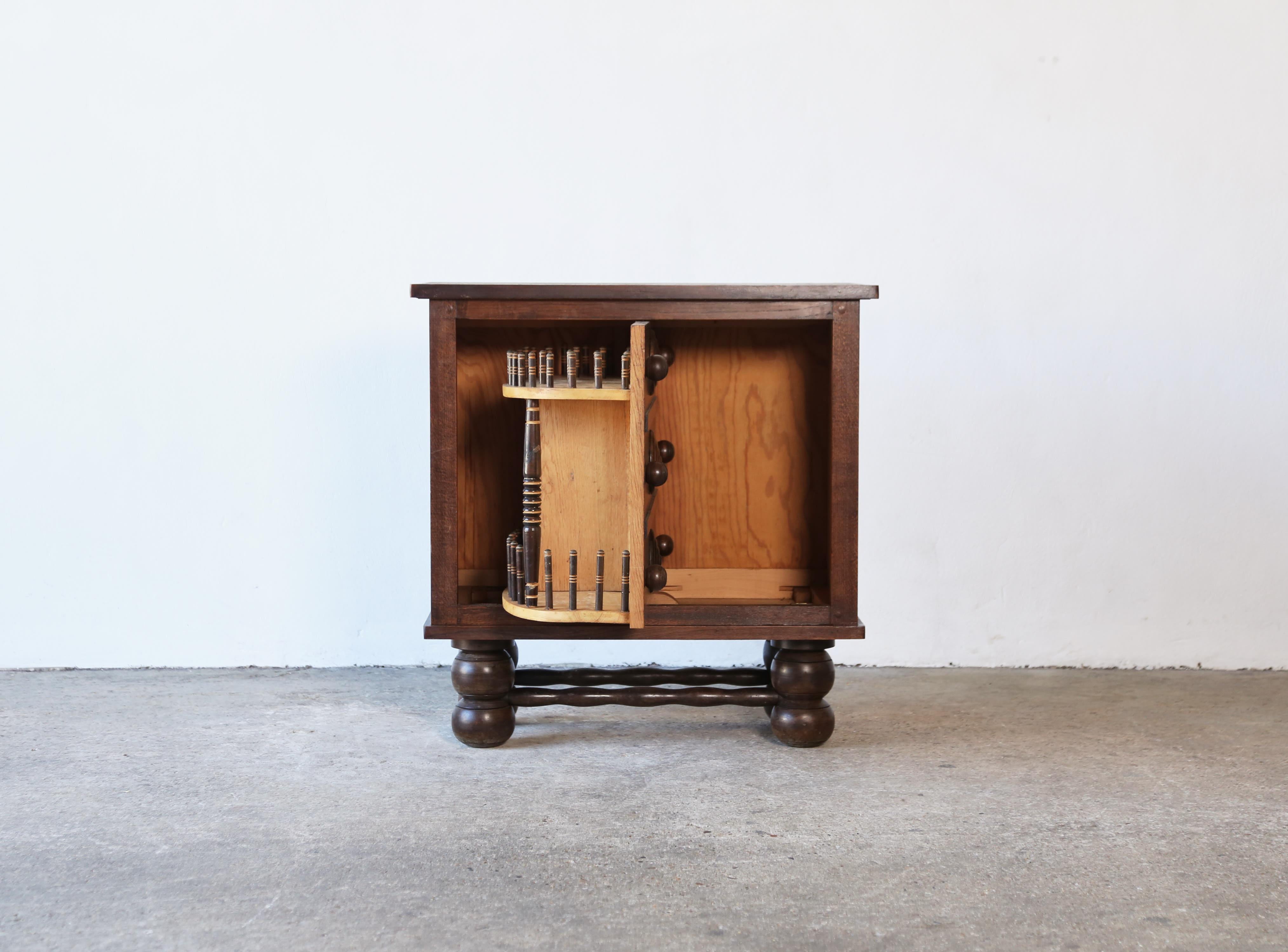 Very Rare Bar Cabinet by Charles Dudouyt, France, 1930s/40s For Sale 5