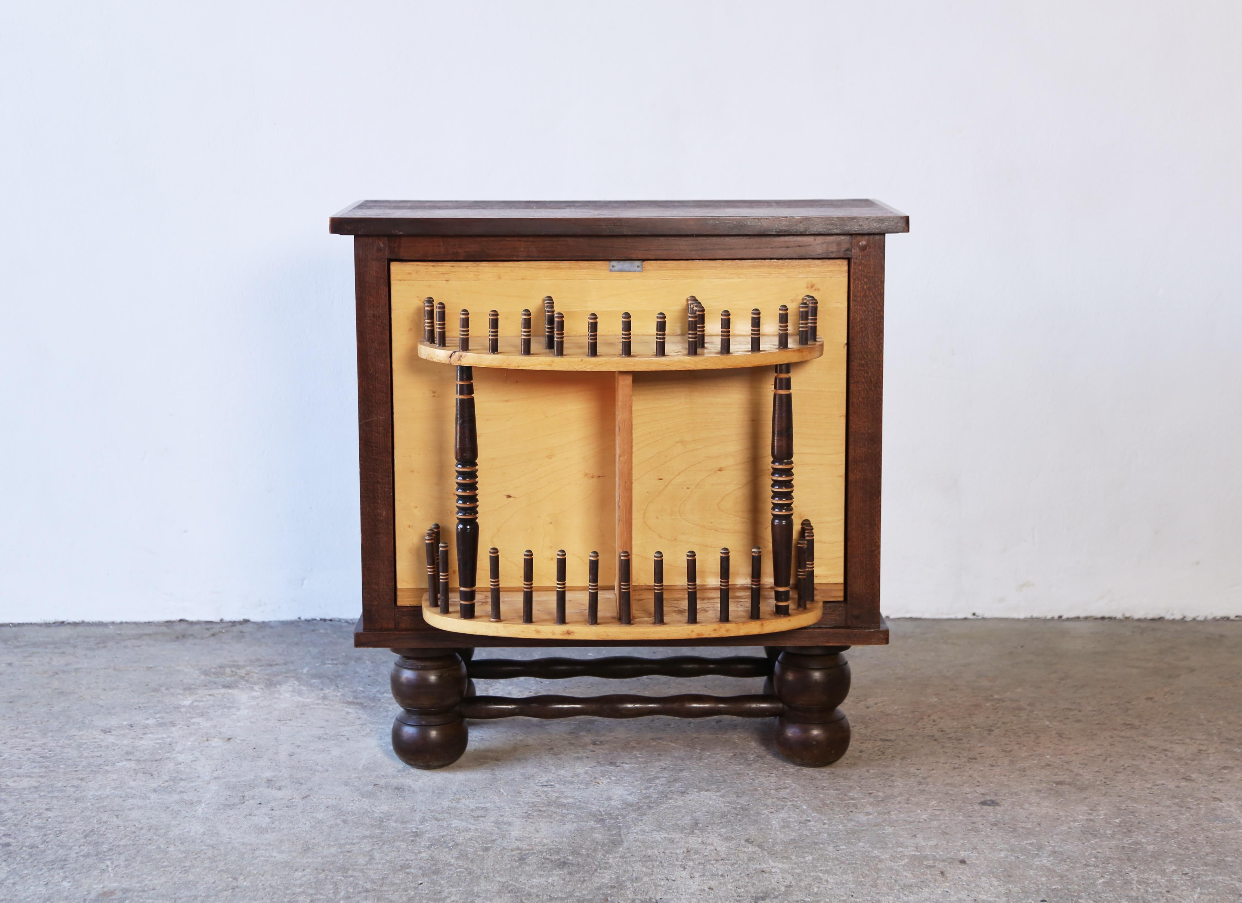 Art Deco Very Rare Bar Cabinet by Charles Dudouyt, France, 1930s/40s For Sale