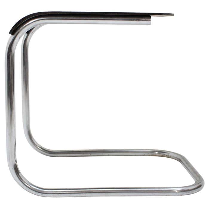 Very Rare Bauhaus Chrome Stool or Mart Stam, 1930s For Sale at 1stDibs