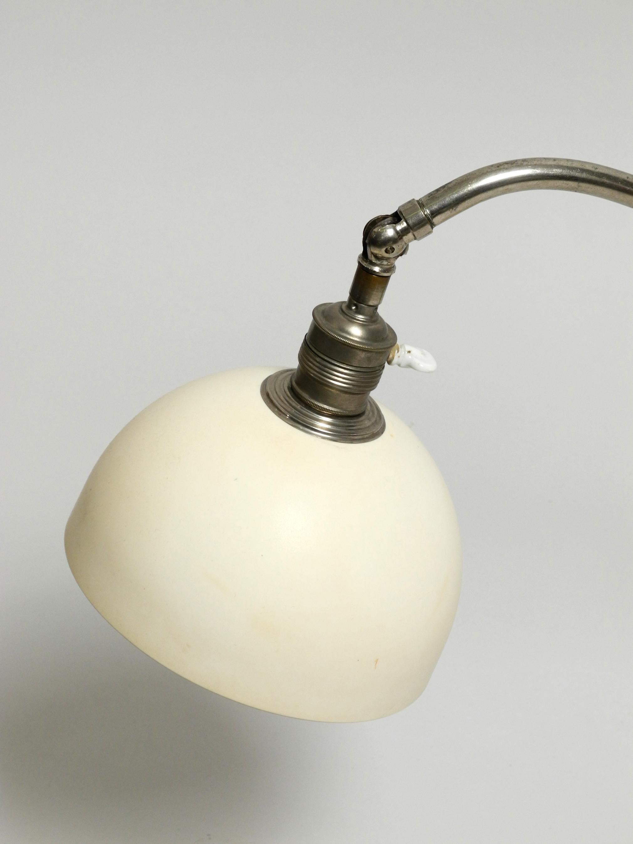 Very Rare Big 1940s Art Deco Bauhaus Articulated Table Lamp 2