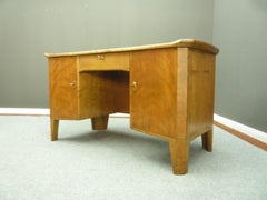 Very Rare Birch Anthroposophical Desk by Fritz Schuy Germany 1920s