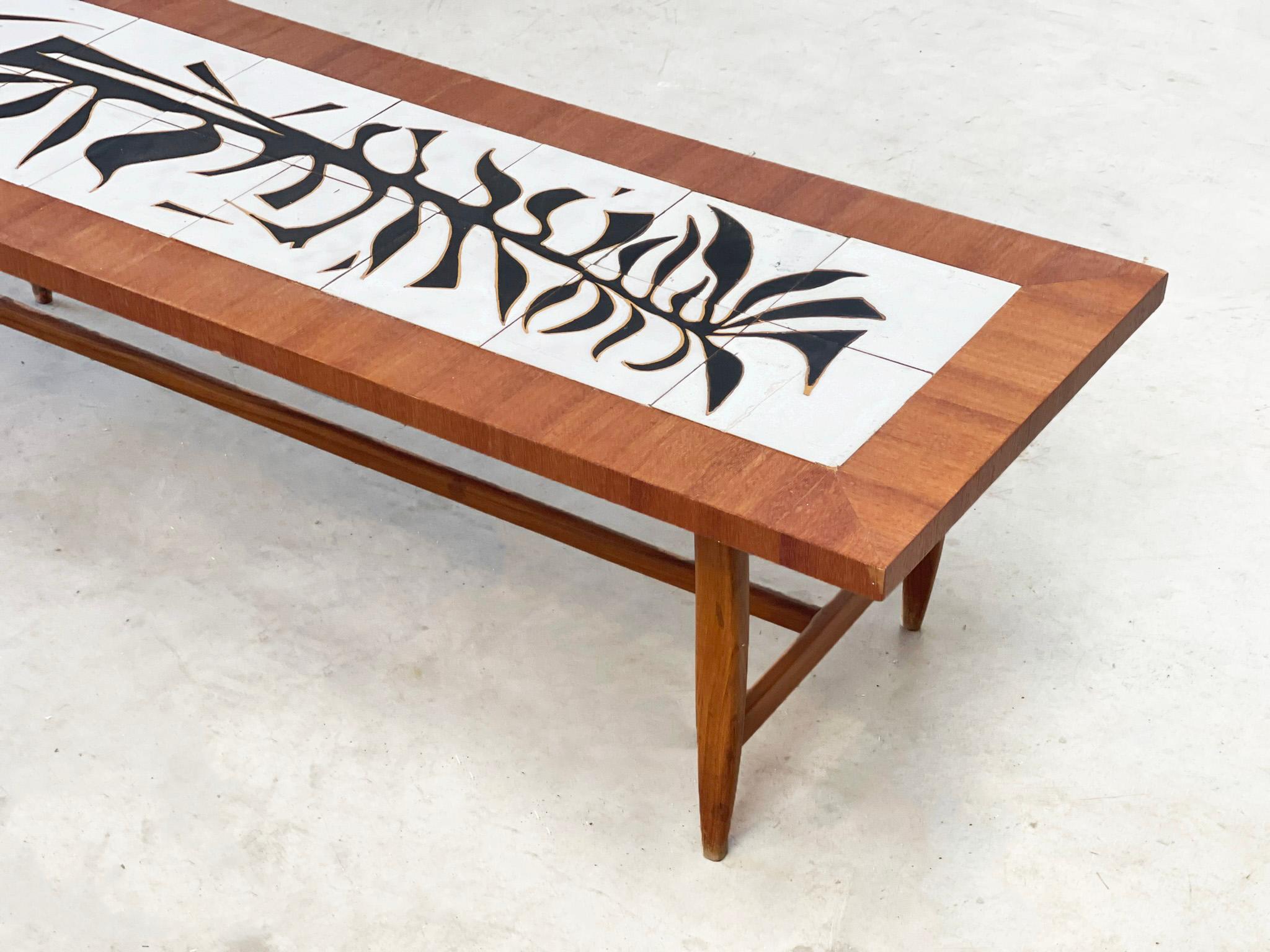 Mid-20th Century Very rare brazillian Jean Gillon coffee table For Sale