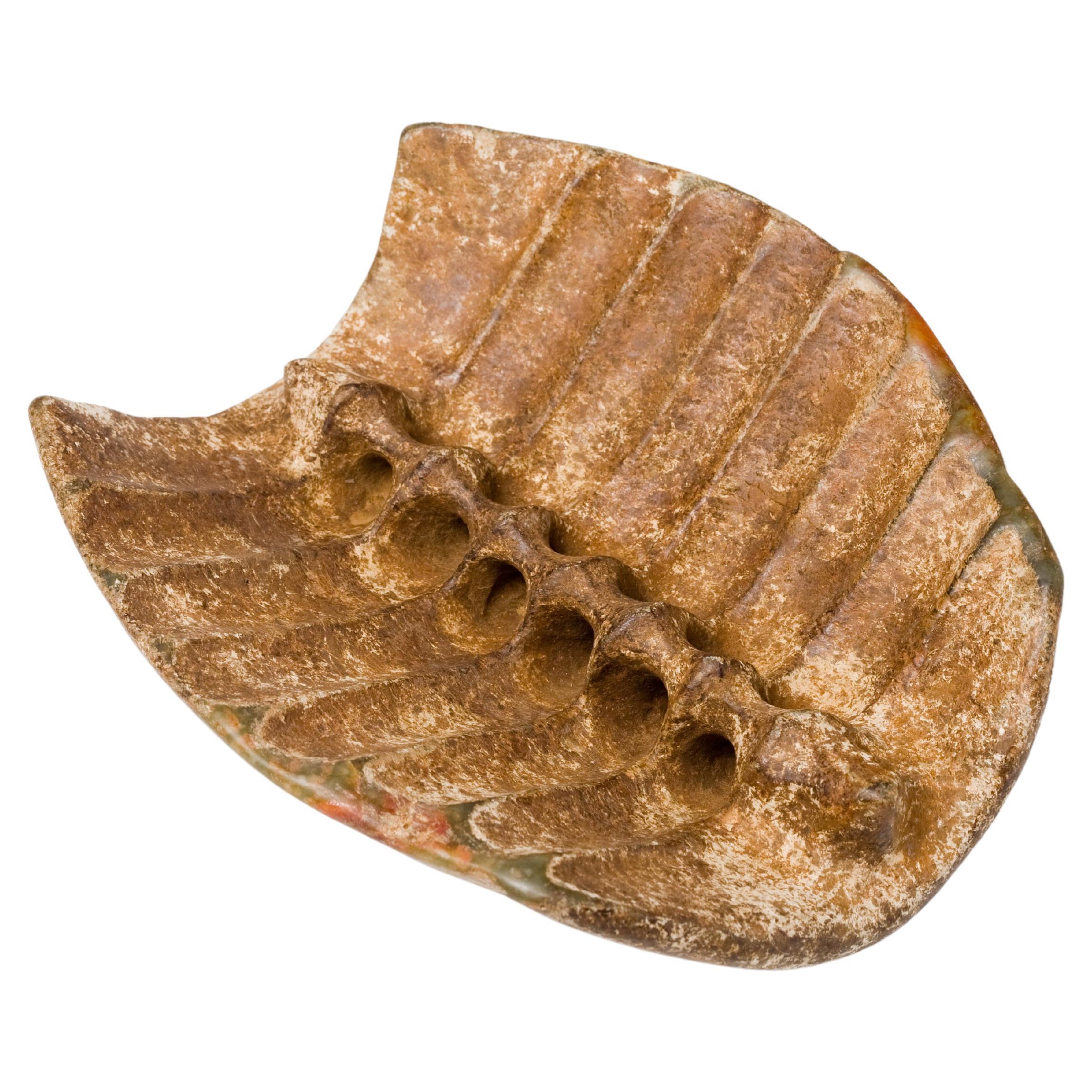 Very Rare Calcified Jade 'Tortoise Shell' presumably Neolithic Period, Hongshan
