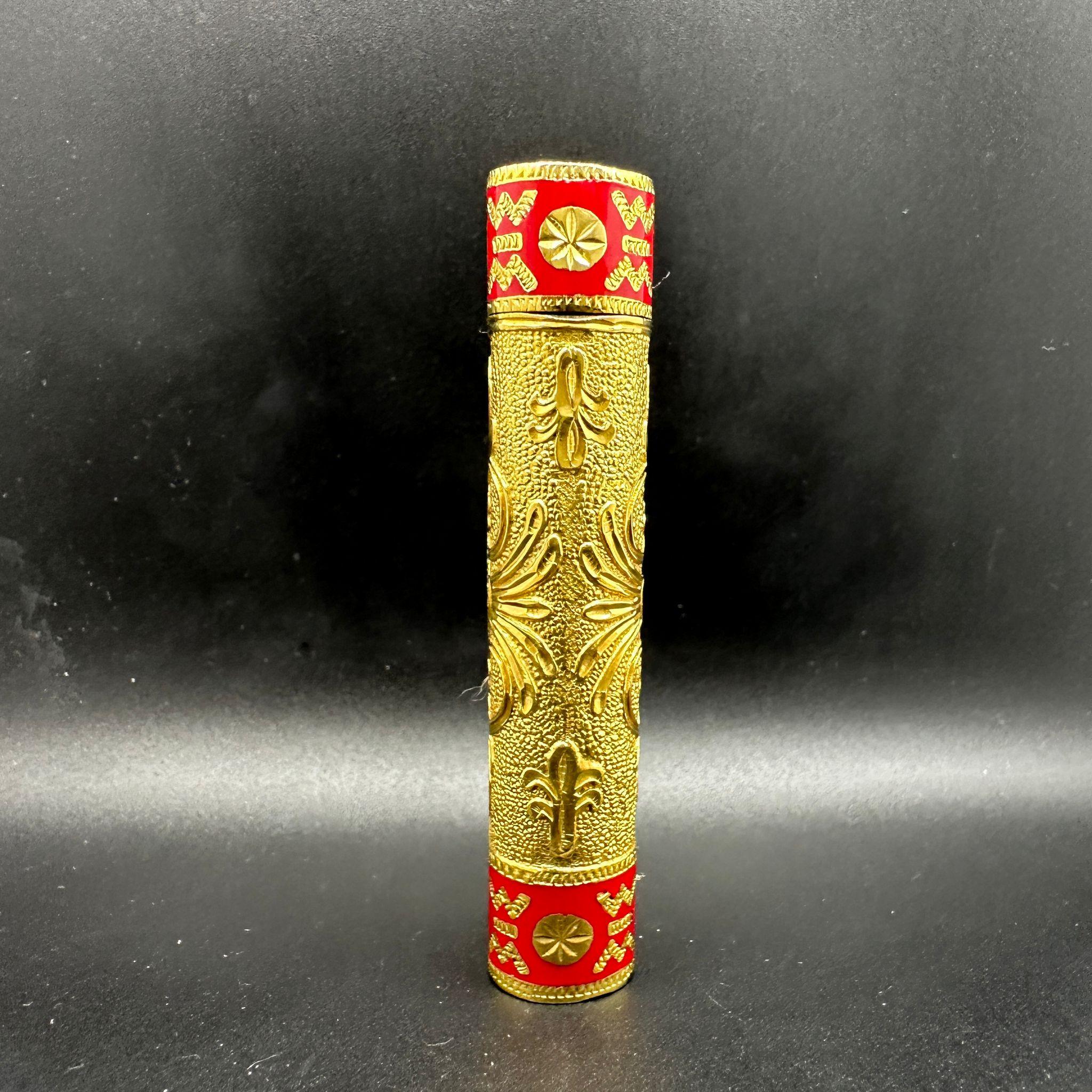 Very Rare Cartier “Royking” 18k Gold & Lacquer Vintage Lighter  5