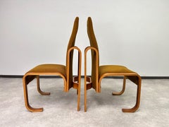 Rarissime sedie di Jan Bočan disegnate per l'ambasciata cecoslovacca a Stoccolma