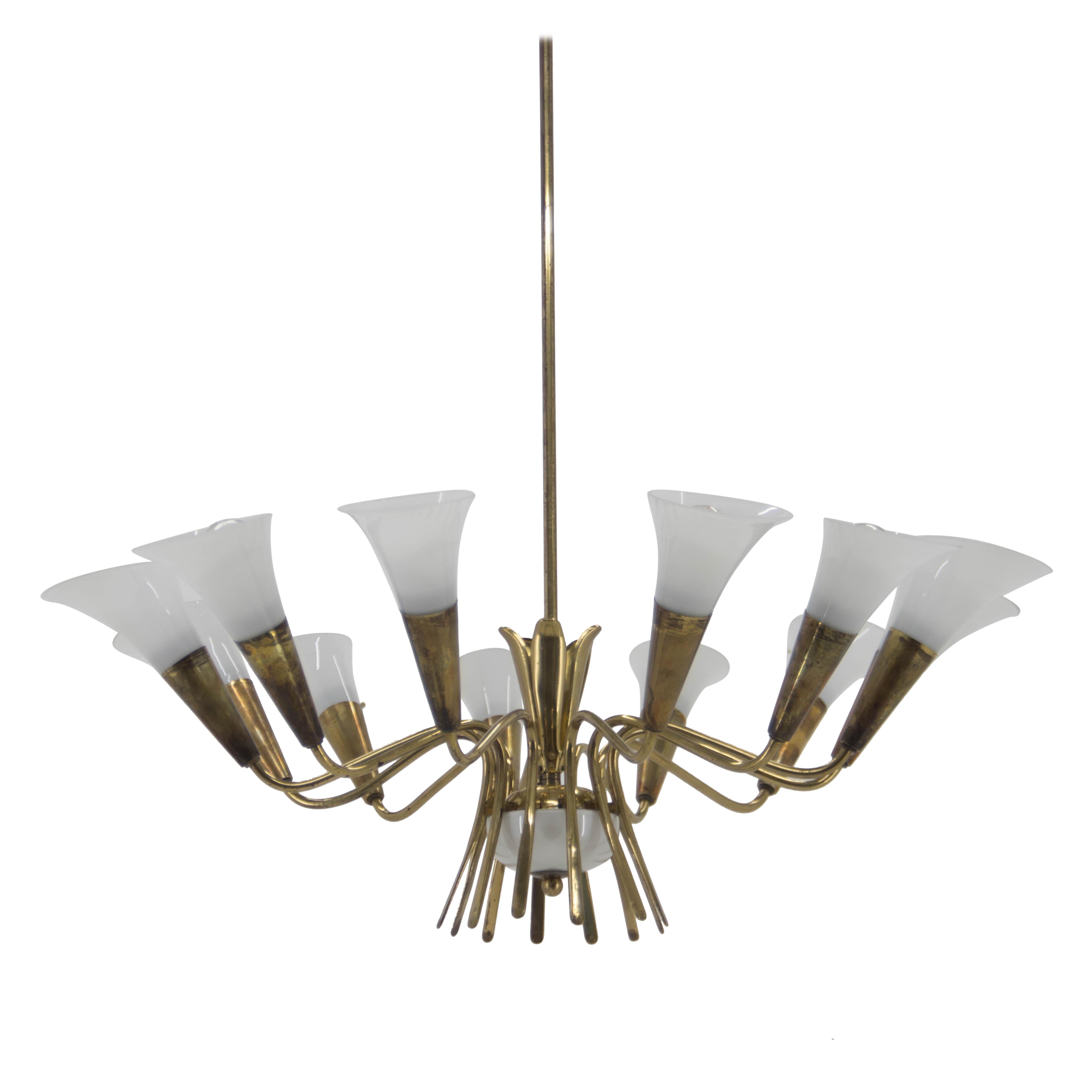 Very Rare Chandelier by Kamenicky Senov, EXPO 1958
