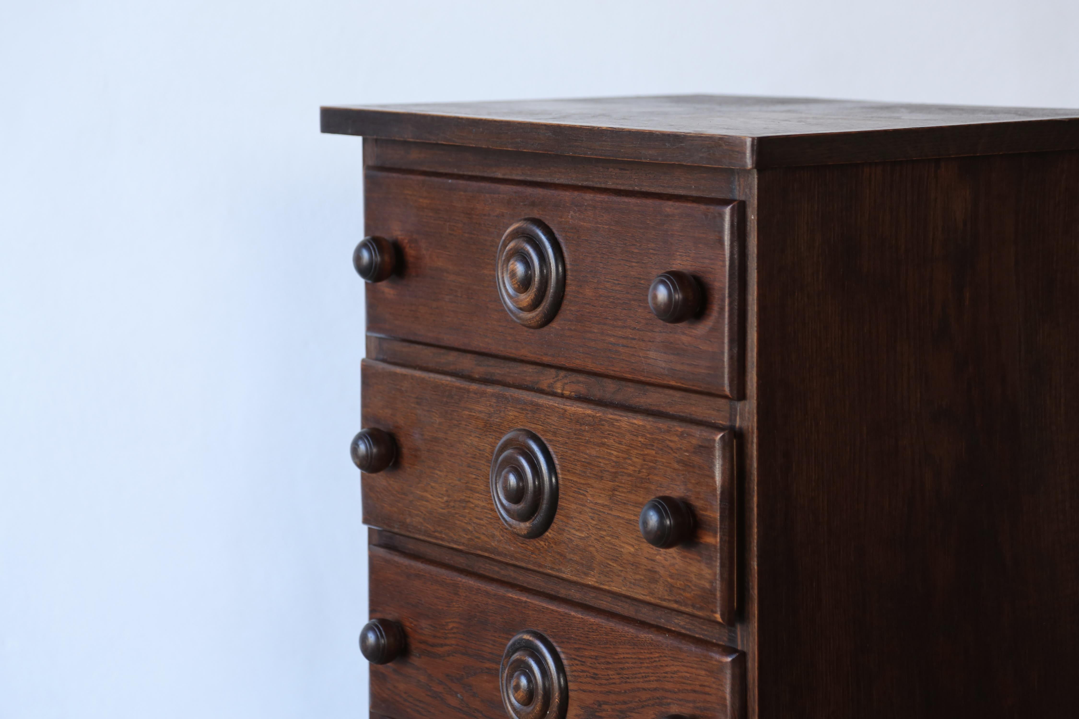 Very Rare Charles Dudouyt Tall Boy Chest / Cabinet, France, 1930s/40s For Sale 6