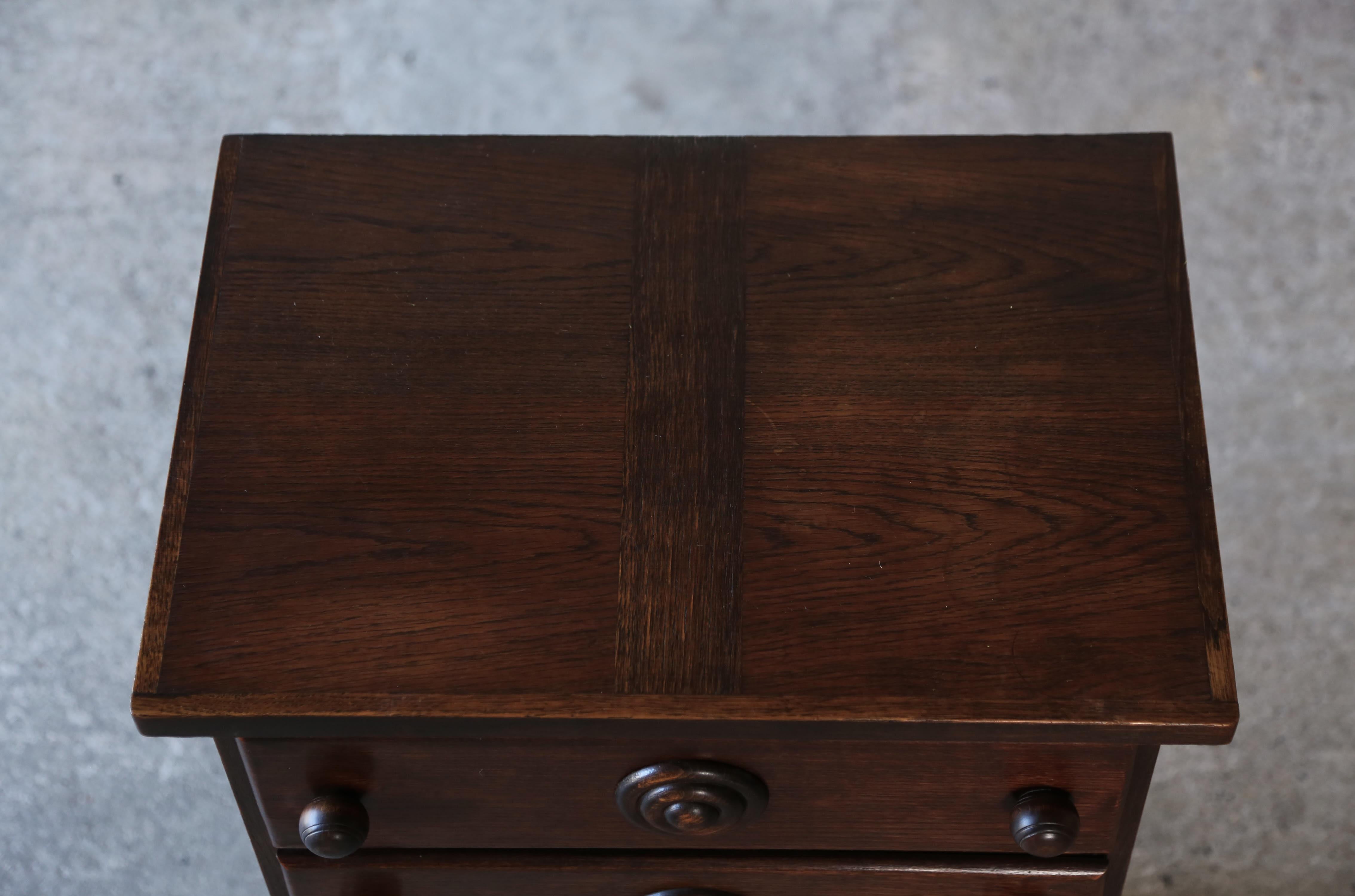 Very Rare Charles Dudouyt Tall Boy Chest / Cabinet, France, 1930s/40s For Sale 7