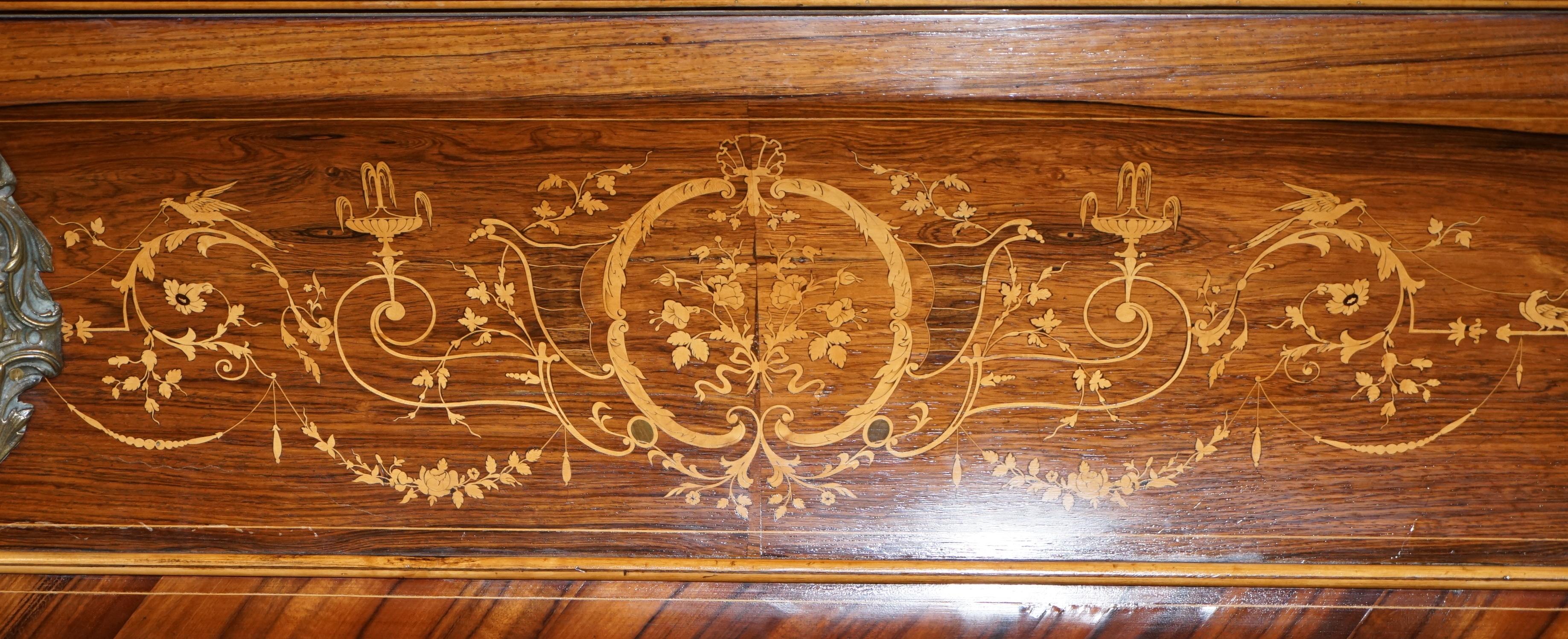 Very Rare Charles X circa 1800 Marquetry Inlaid POOL Snooker Billiards Table 4
