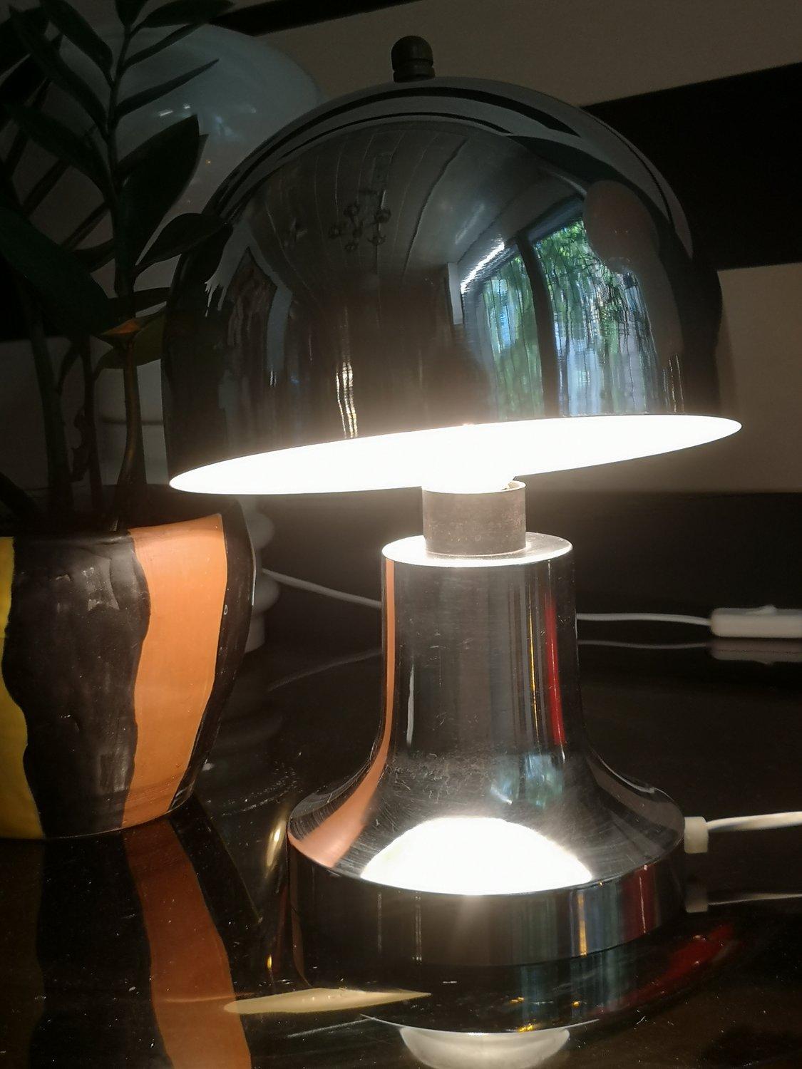Late 20th Century Very Rare Chrome Plated Table Lamp, 1970's '50279'