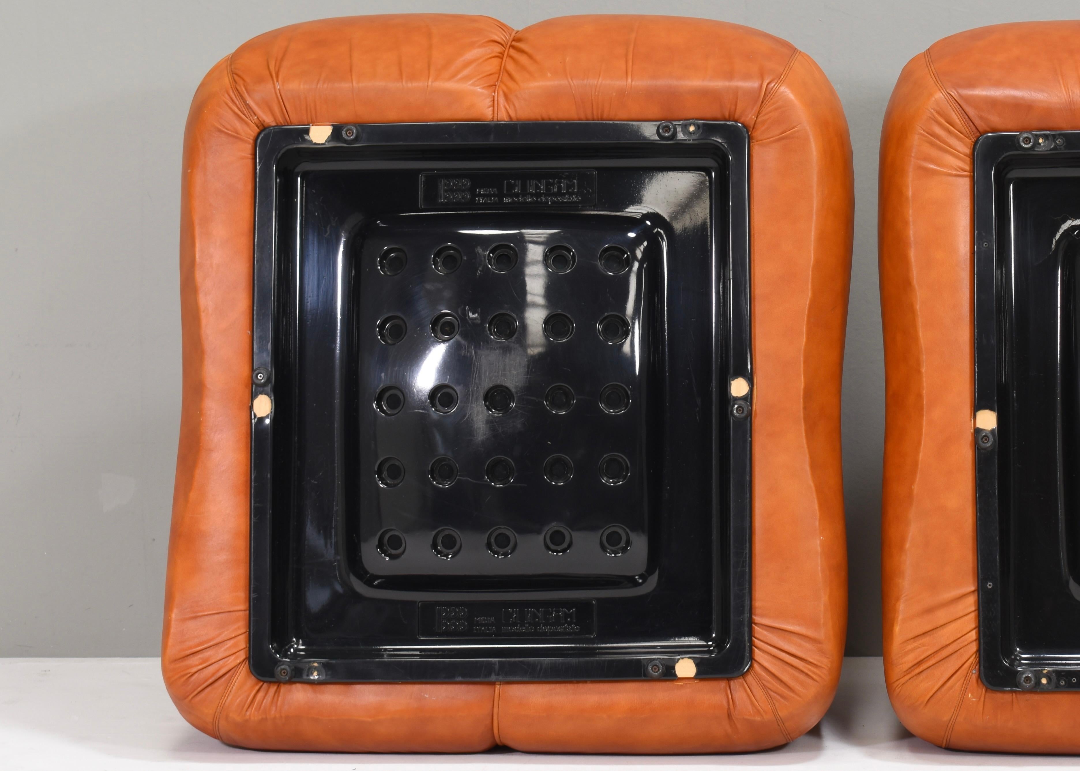 Very rare Ciuingam chair in original leather by De Pas, D’Urbino, Lomazzi - 1967 For Sale 13