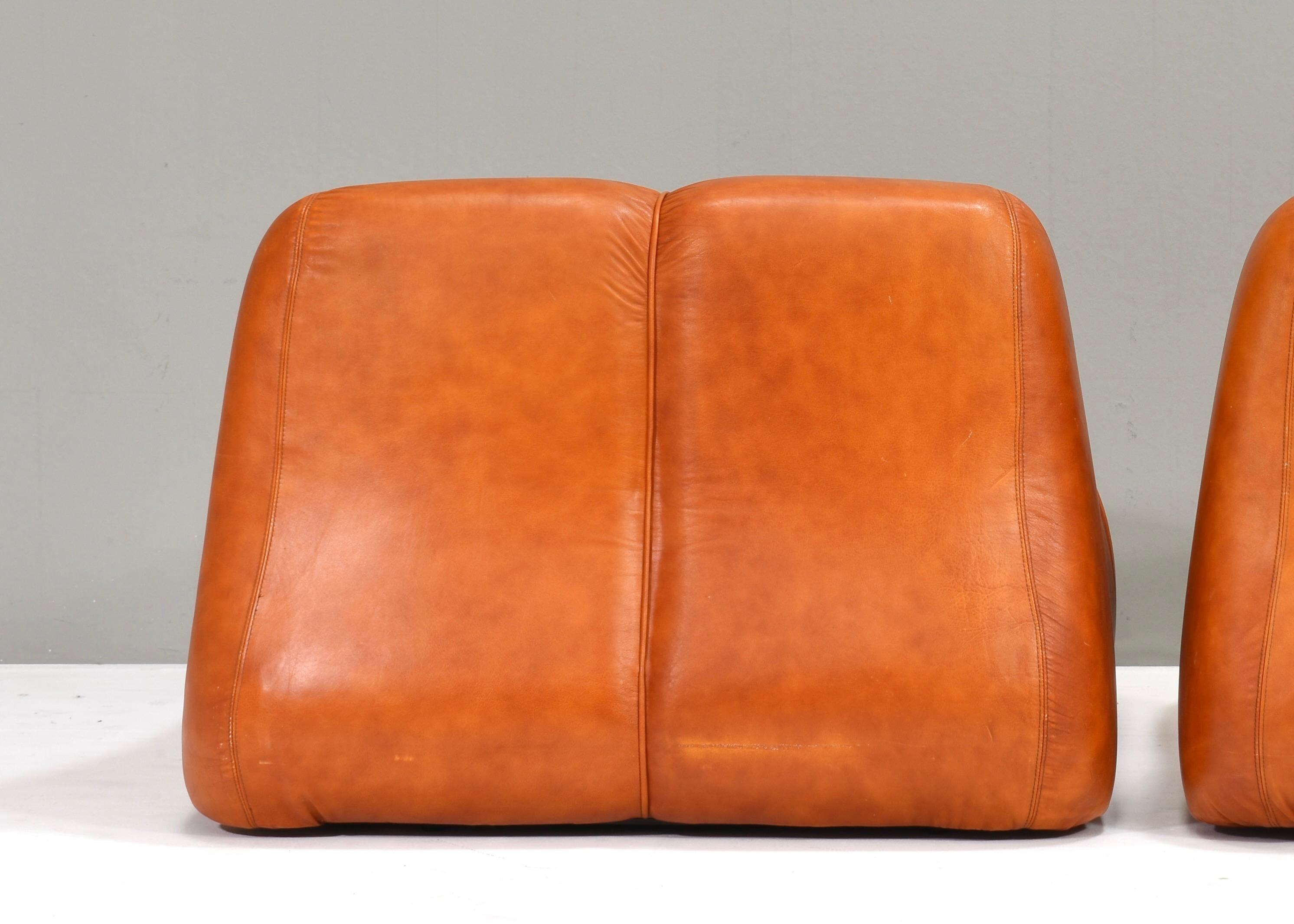 Very rare Ciuingam chair in original leather by De Pas, D’Urbino, Lomazzi - 1967 For Sale 2