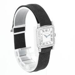 Very Rare & Collectable Cartier Paris Art Deco Platinum Diamond Ladies Watch