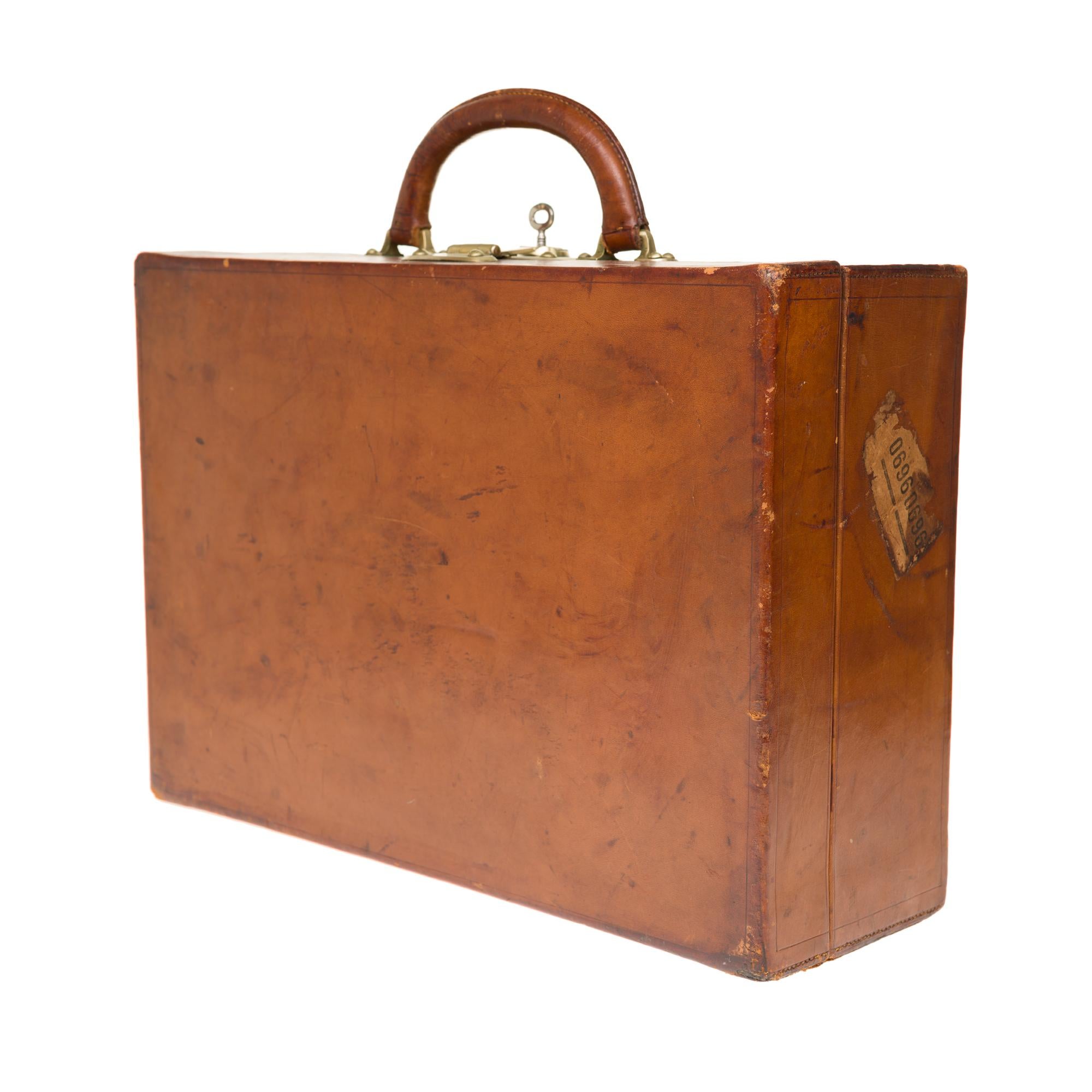 Women's or Men's VERY RARE/COLLECTIBLE/ Louis Vuitton Suitcase-Vanity in brown calf