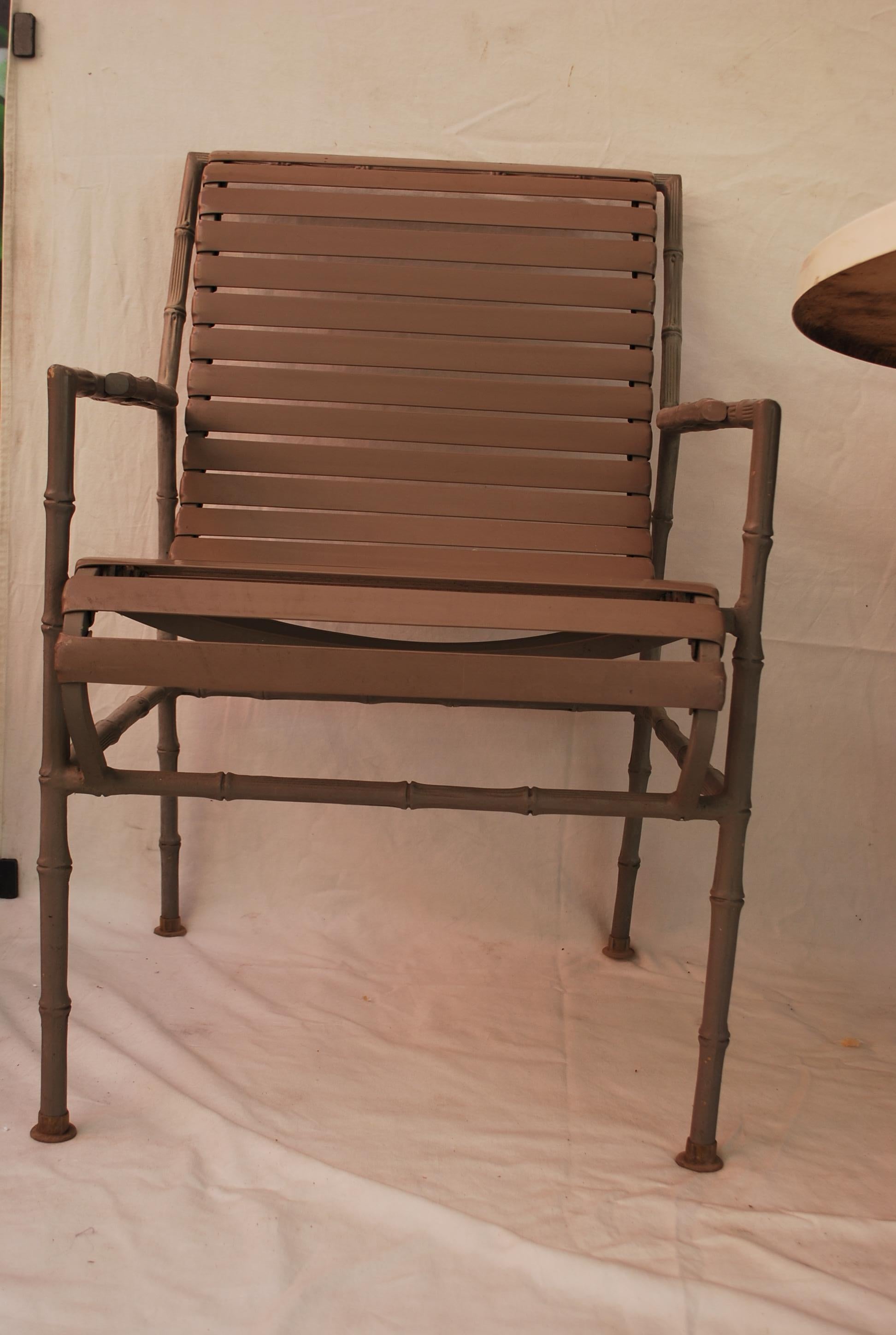 Mid-20th Century Very rare complete set of patio furniture by Brown and Jordan 1966 For Sale