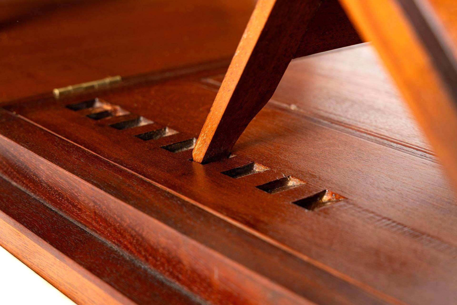 Très rare bureau convertible, bureau d'associé, coiffeuse, début du 19e siècle en vente 2