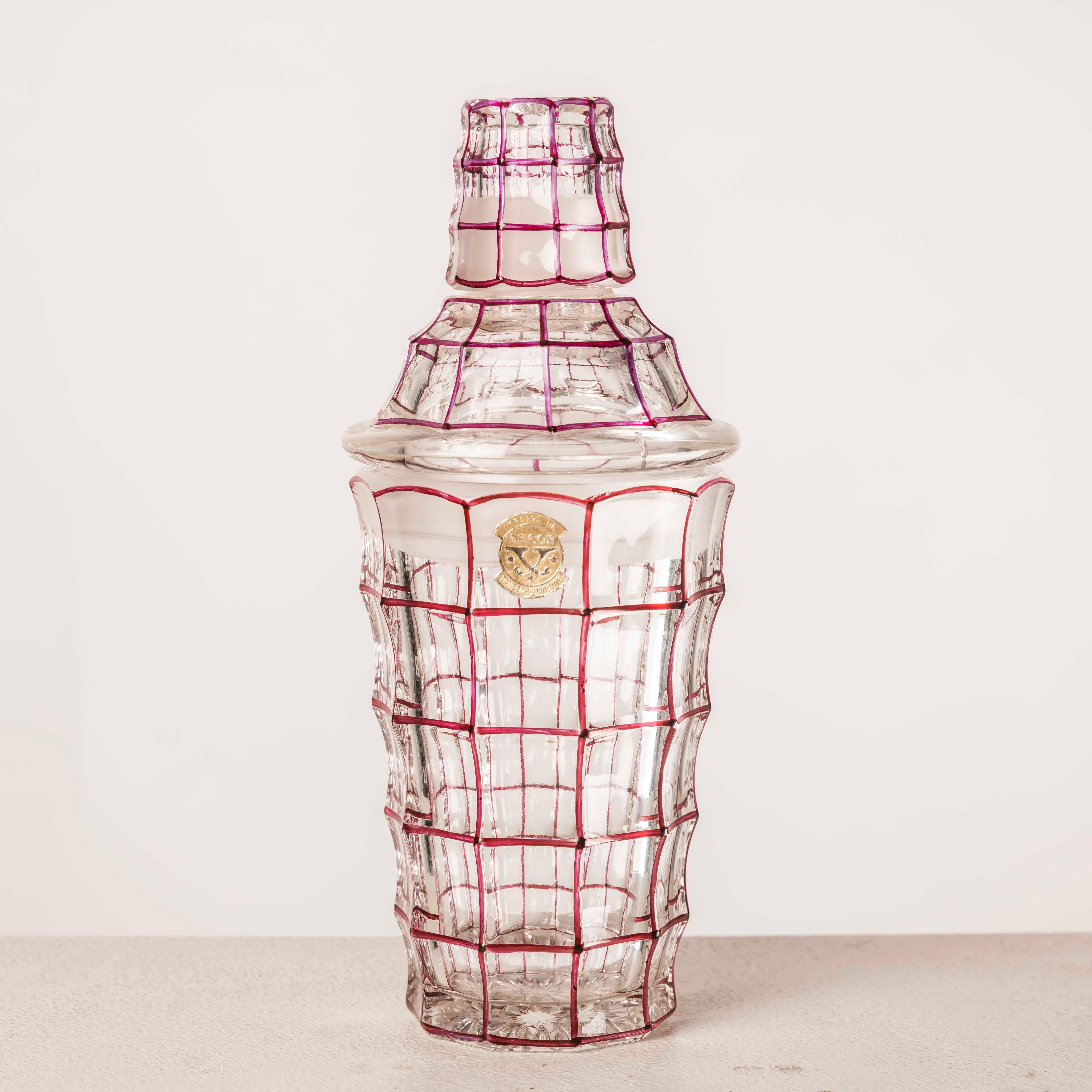 Tchèque Très rare shaker tchèque dans le style de Josef Hoffmann en vente