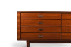 Sehr seltene dänische Teak-Doppelkommode / Anrichte von Peter Løvig-nielsen, 1960er Jahre