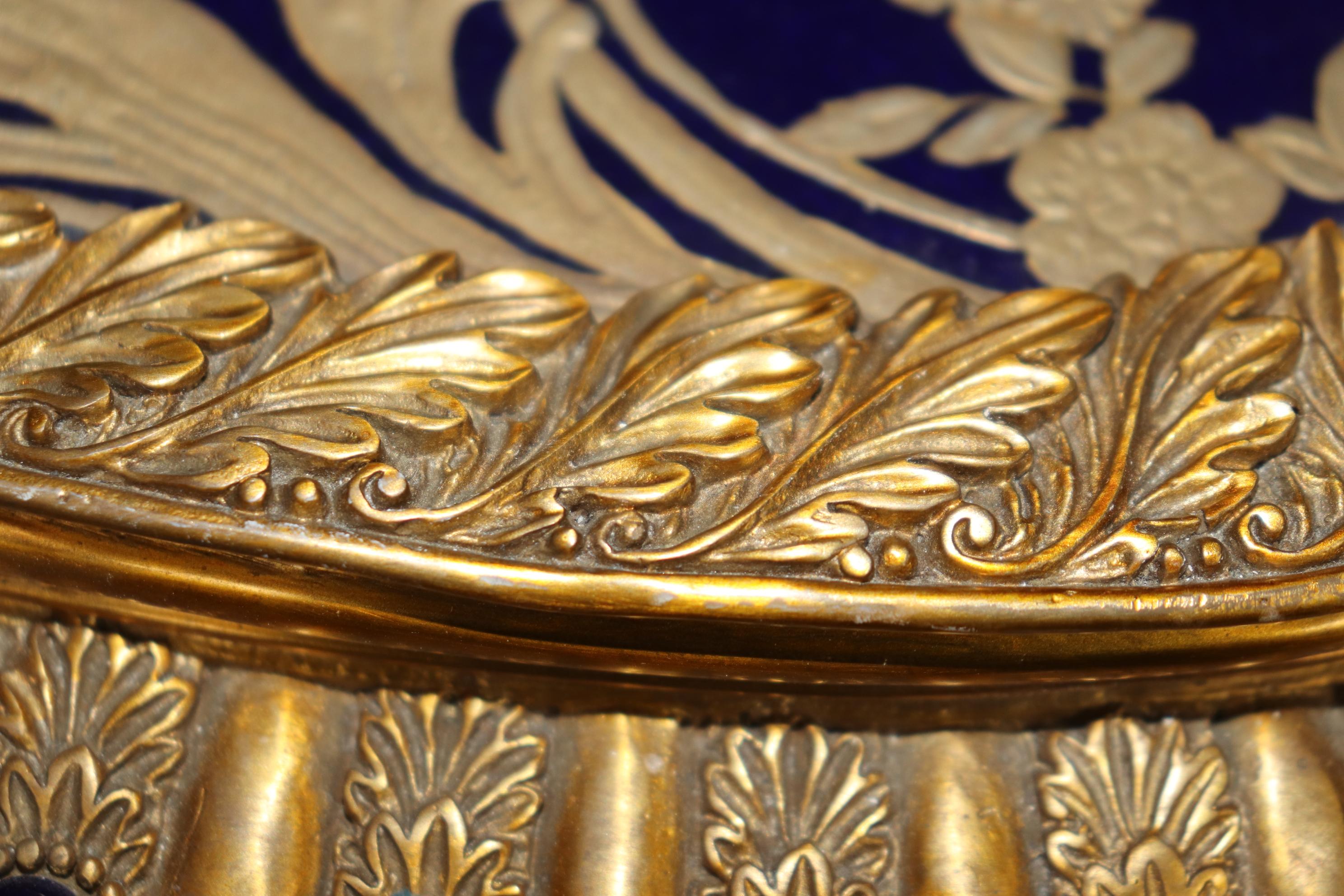 Very Rare Dore' Bronze Gilt Bronze Dining Plateau Surtout de Table Centerpiece  8