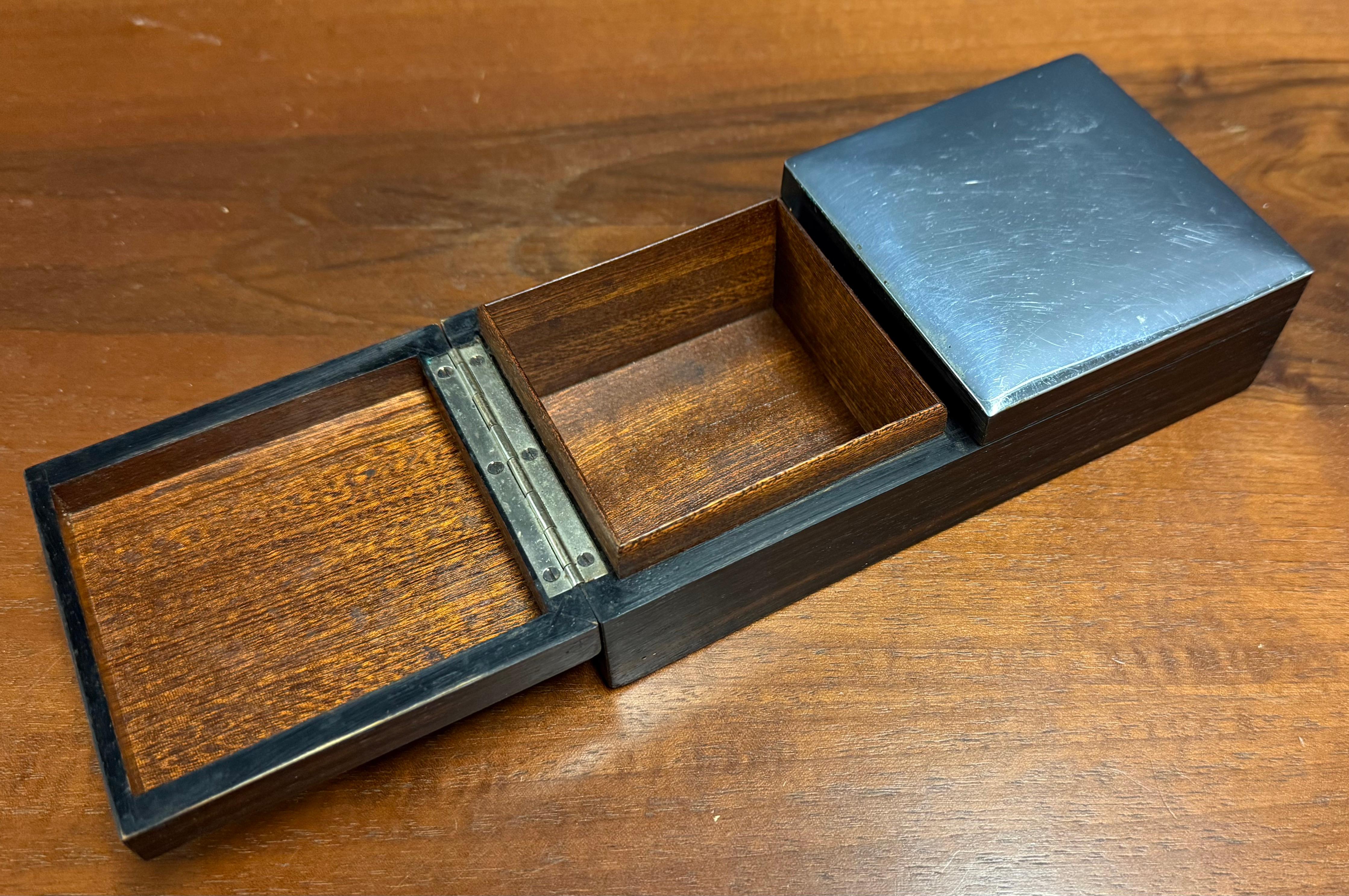 very rare double box by carl auböck For Sale 3