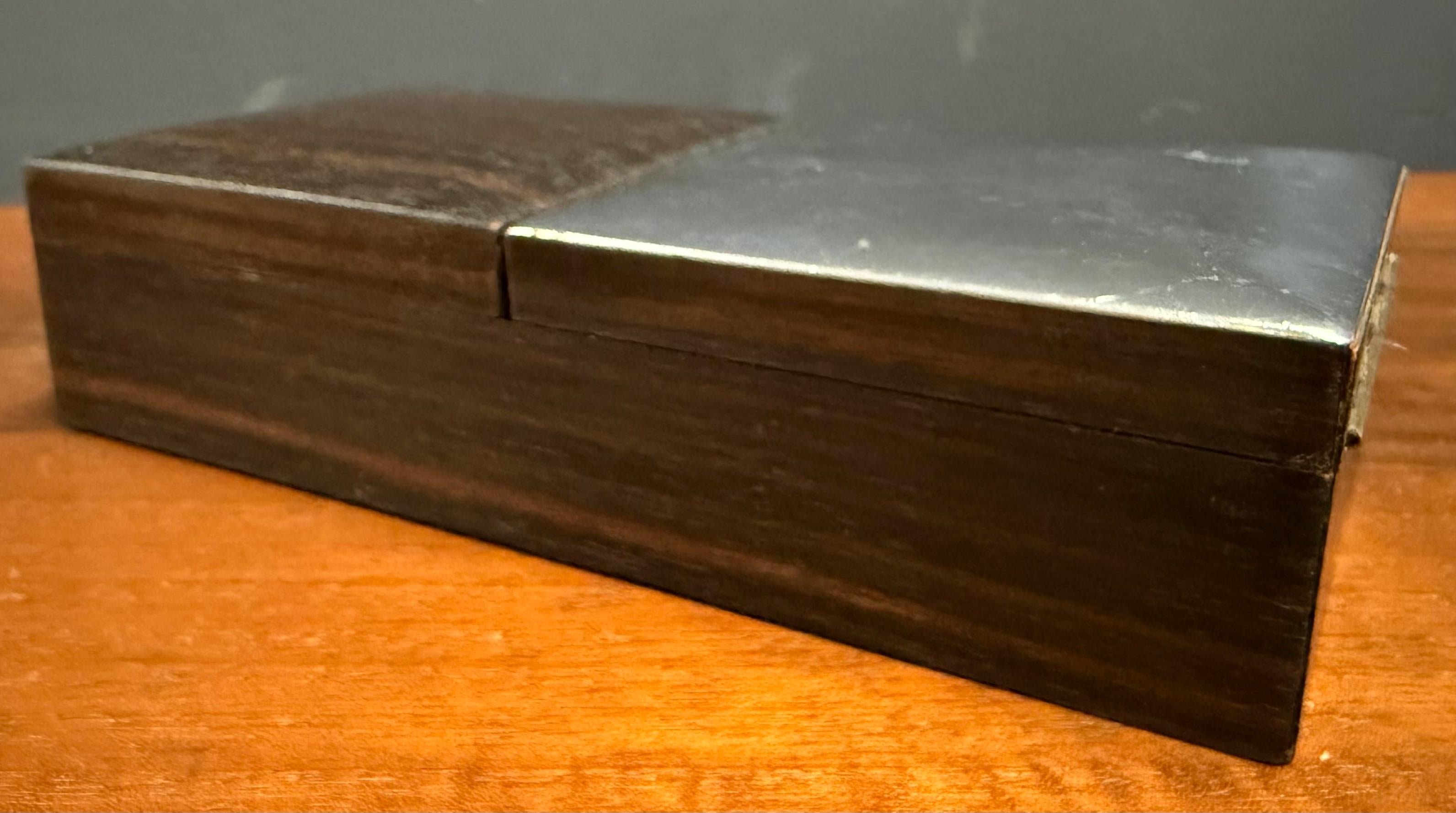 very rare double box by carl auböck In Good Condition For Sale In Munich, DE