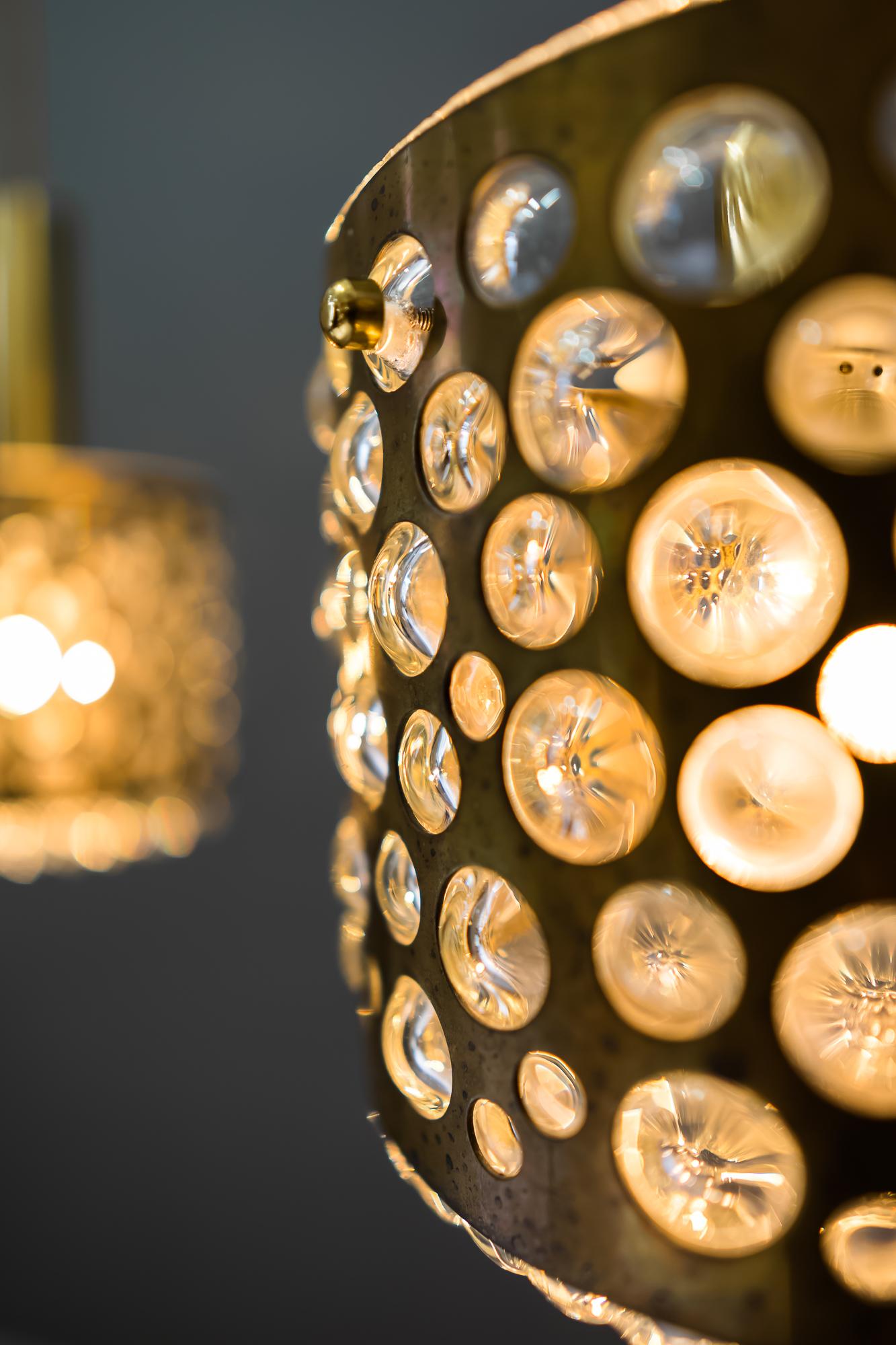 Très rare pendentif à double lampe par Limburg, vers les années 1960 en vente 5