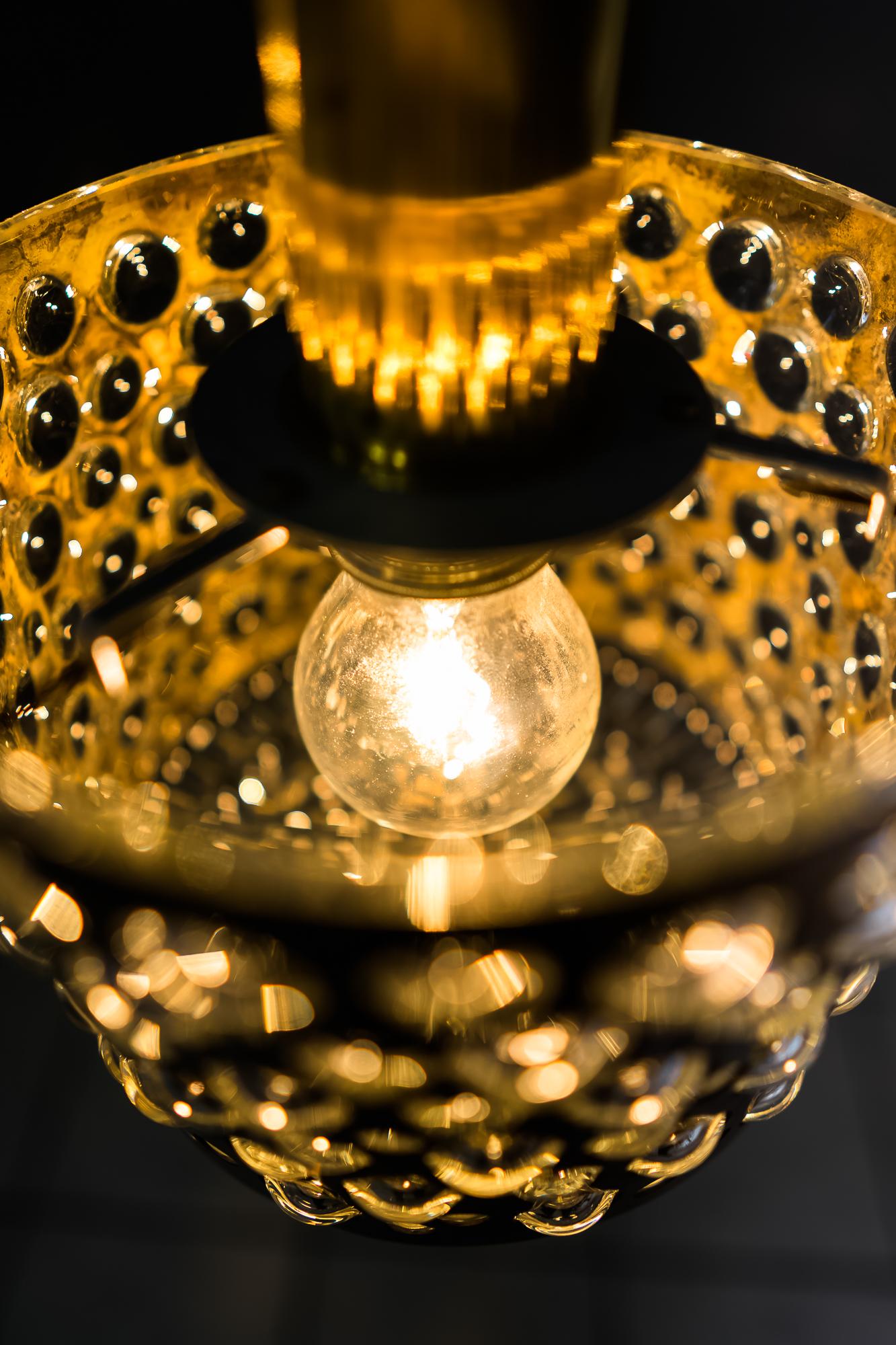 Très rare pendentif à double lampe par Limburg, vers les années 1960 en vente 7