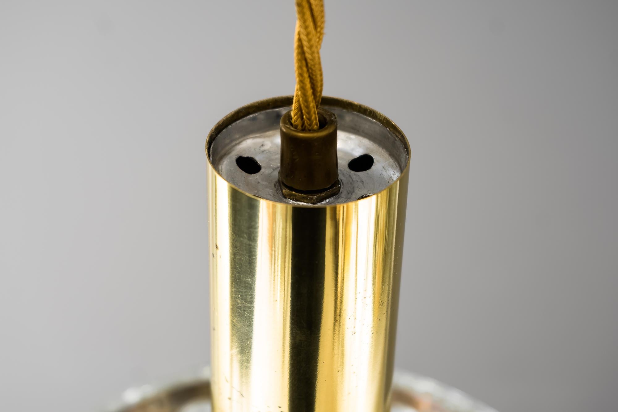 Très rare pendentif à double lampe par Limburg, vers les années 1960 Bon état - En vente à Wien, AT