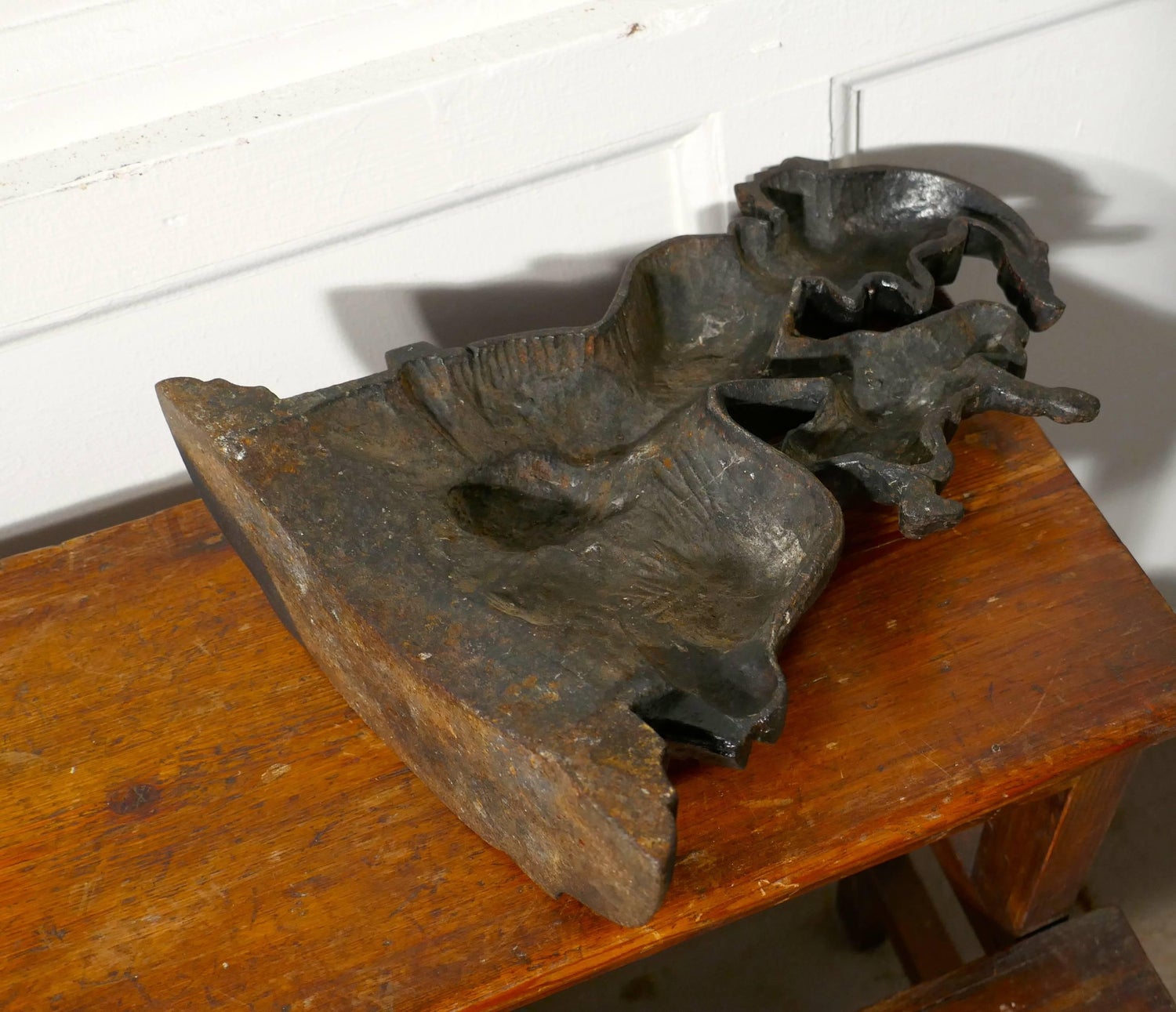Very Rare Early 19th Century Cast Iron Judy Door Stop For Sale At
