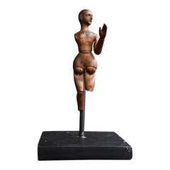 Seltene Miniaturkünstler-Figur aus dem frühen 19. Jahrhundert