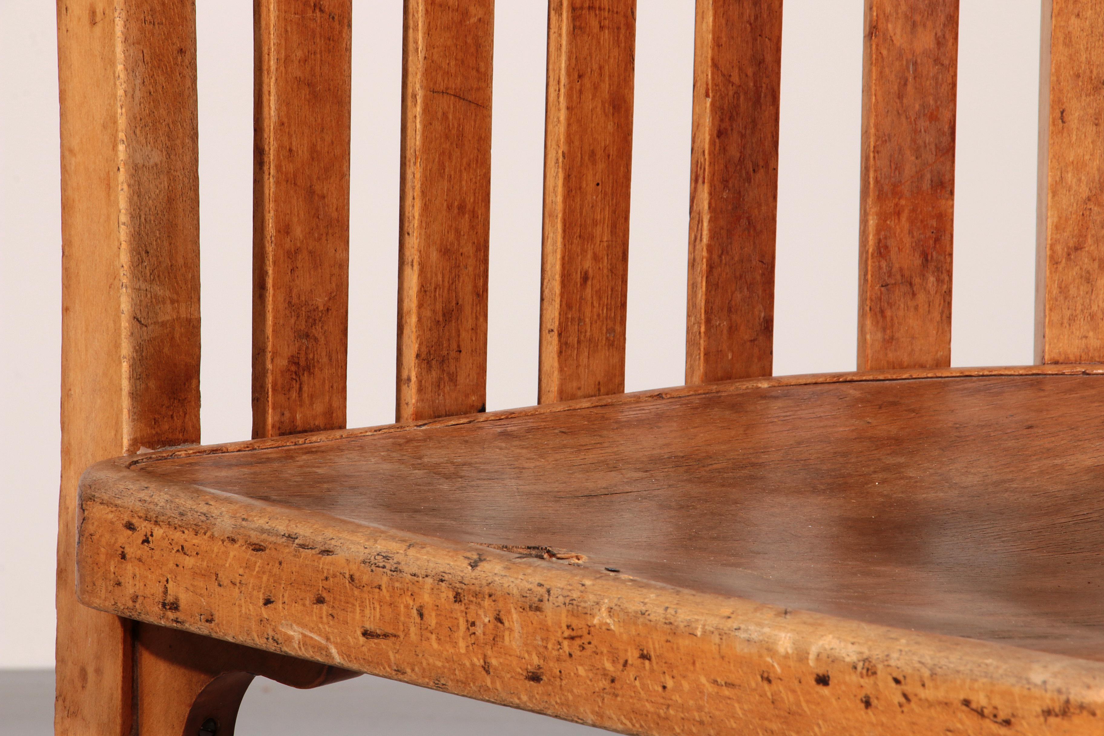 Very rare Elephant Desk Chair by Josef Hoffmann for J&J Kohn For Sale 6