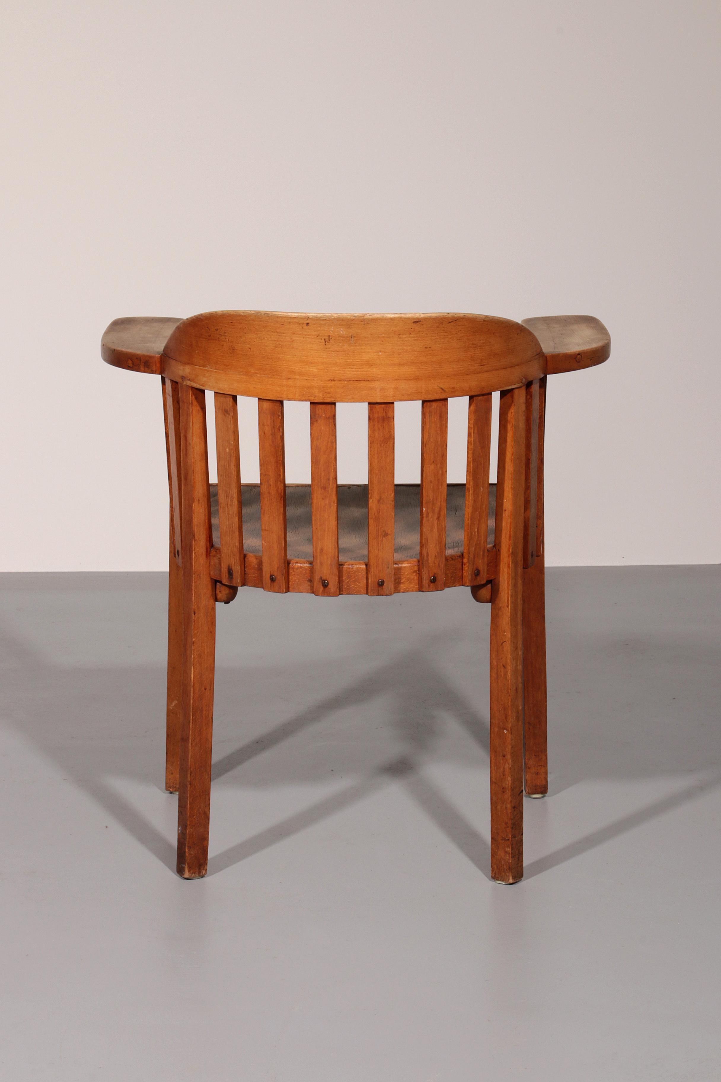 Early 20th Century Very rare Elephant Desk Chair by Josef Hoffmann for J&J Kohn For Sale