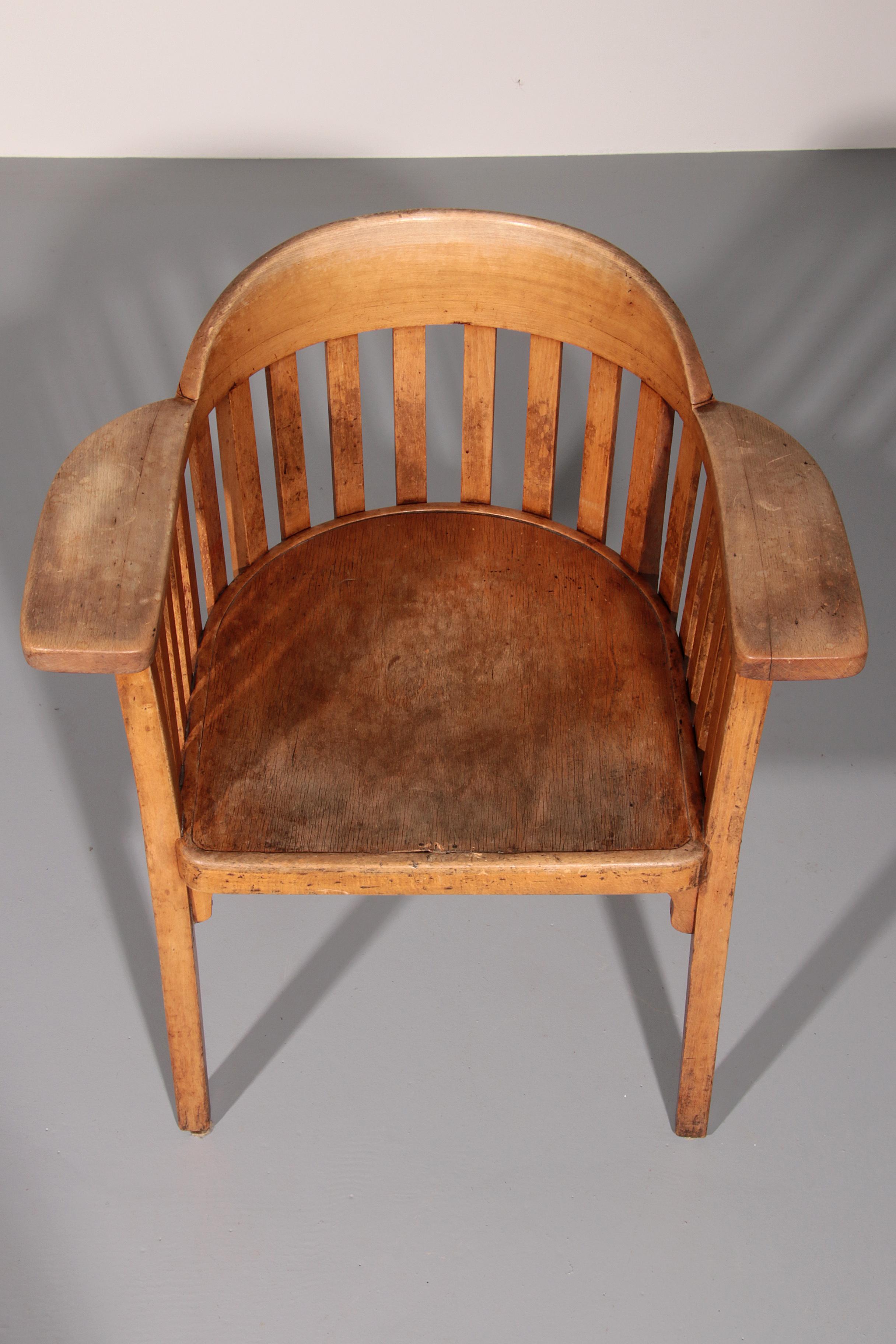 Very rare Elephant Desk Chair by Josef Hoffmann for J&J Kohn For Sale 1